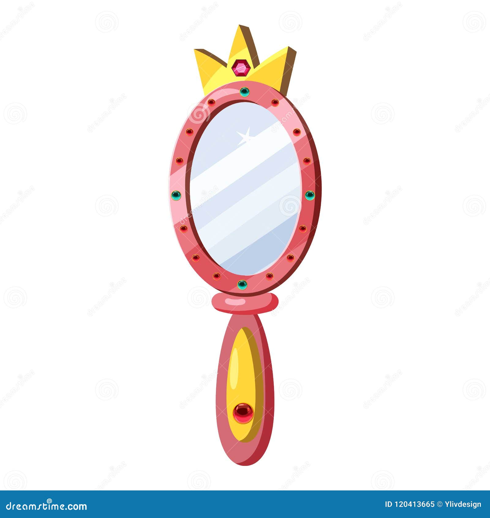Download Princess Mirror Icon, Cartoon Style Stock Vector ...