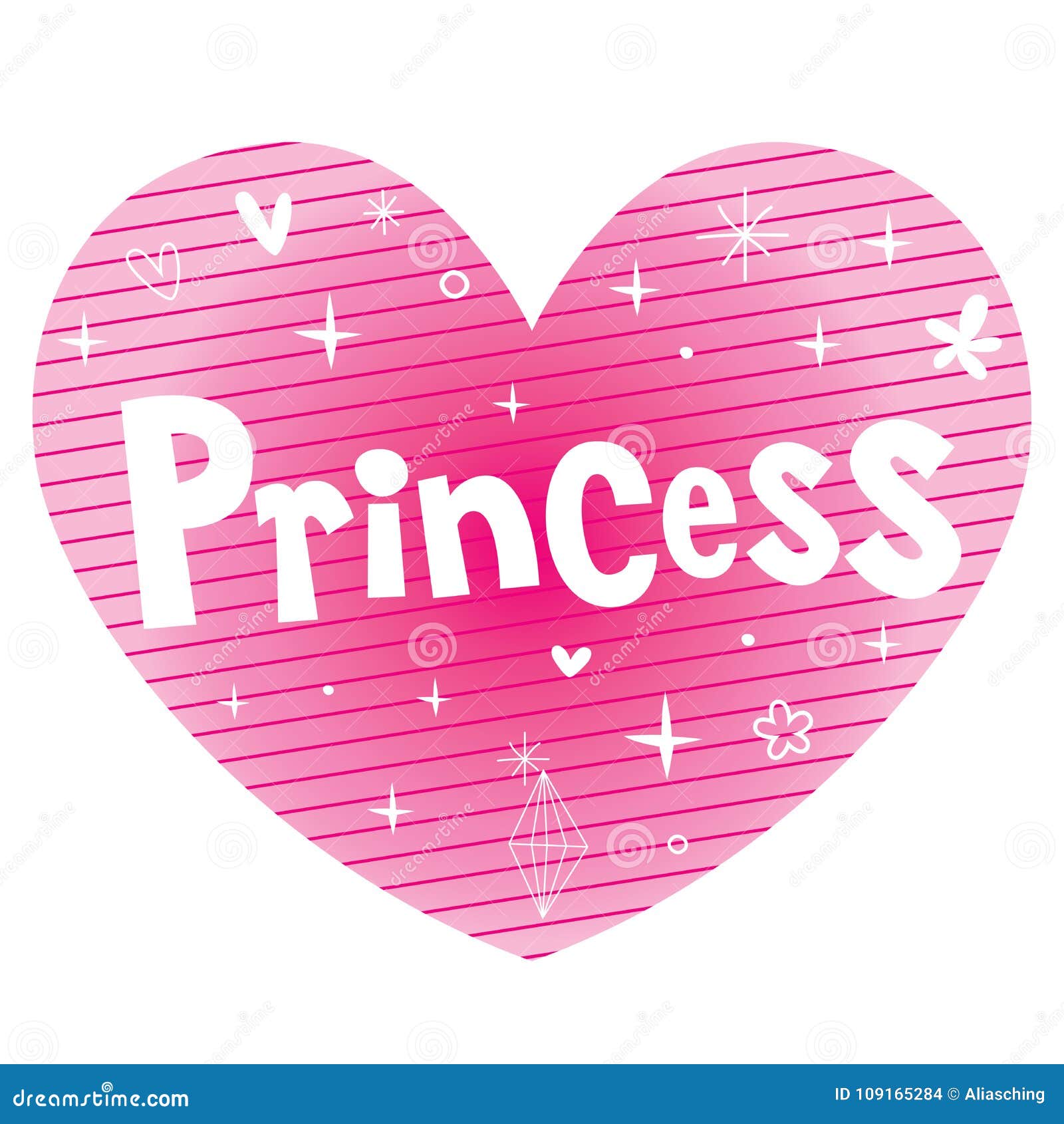 Download Princess - Heart Shaped Design Stock Vector - Illustration ...