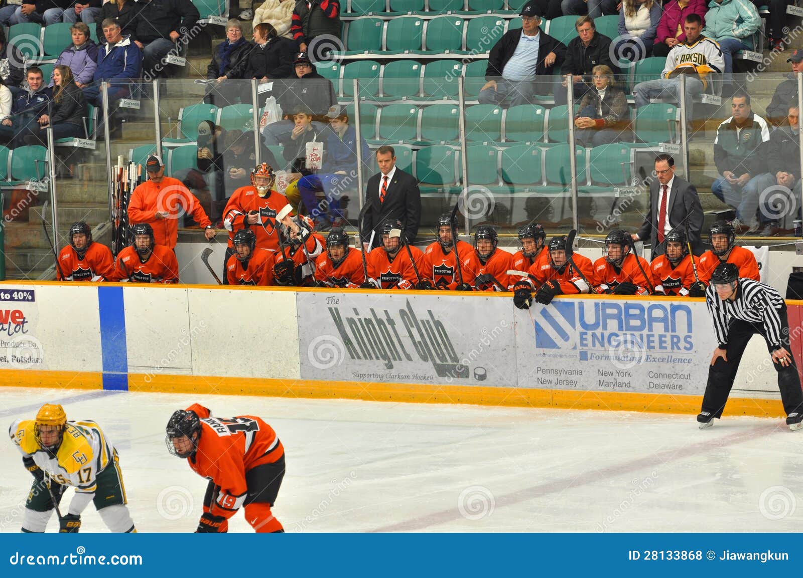 Princeton 1 in NCAA Hockey Game Editorial Stock Photo Image of