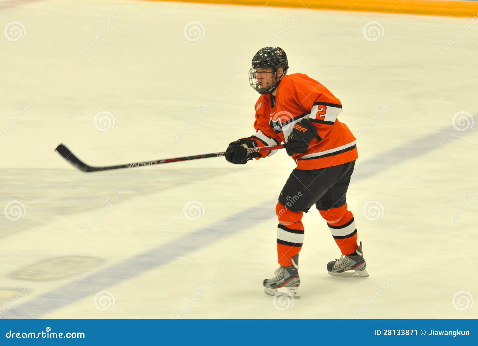 Princeton 2 in NCAA Hockey Game Editorial Photo Image of player