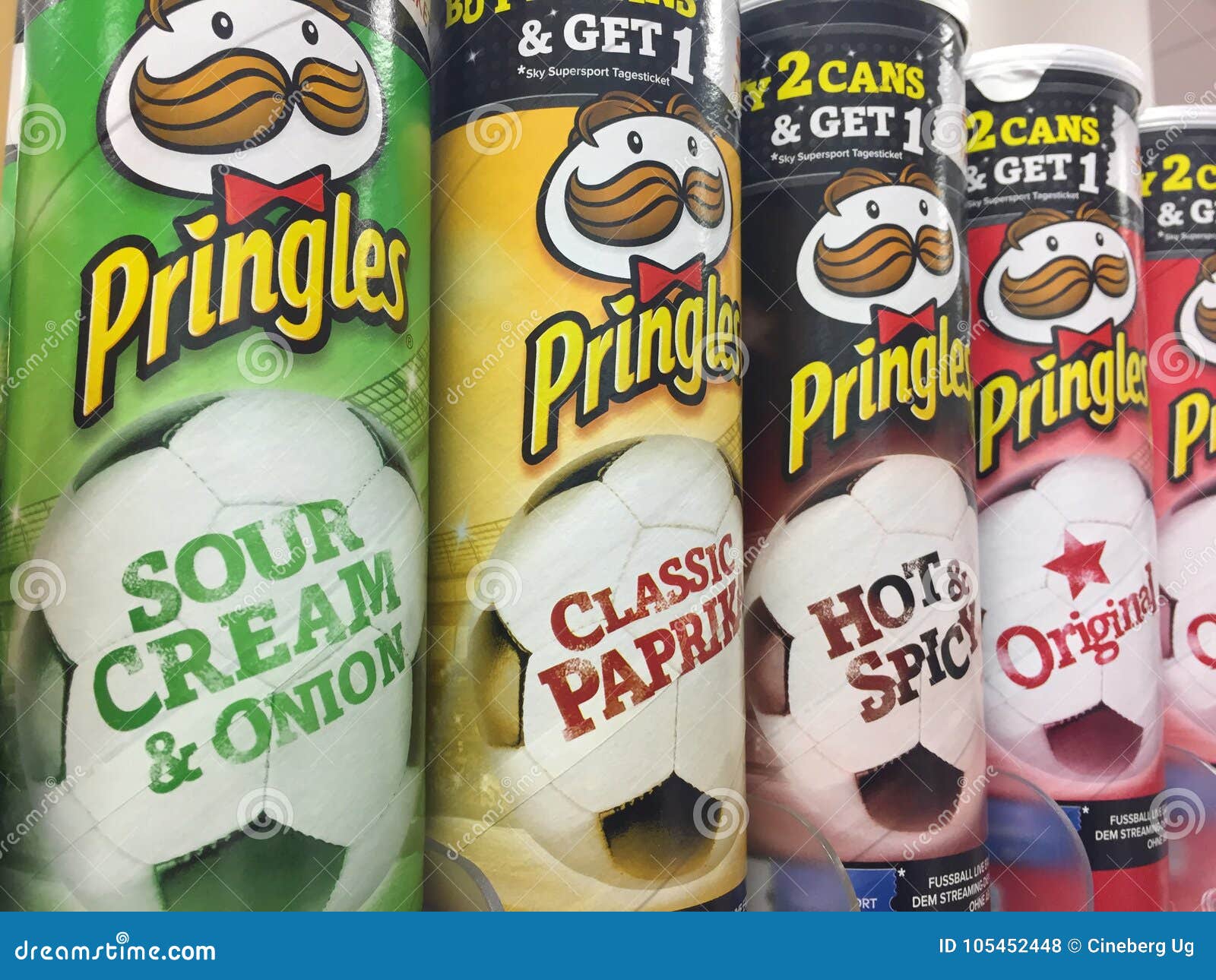 Pringles chips editorial stock photo. Image of plate 105452448