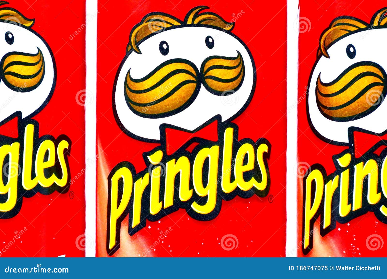 PRINGLES Original, Potato Chips on White Background Editorial Image ...