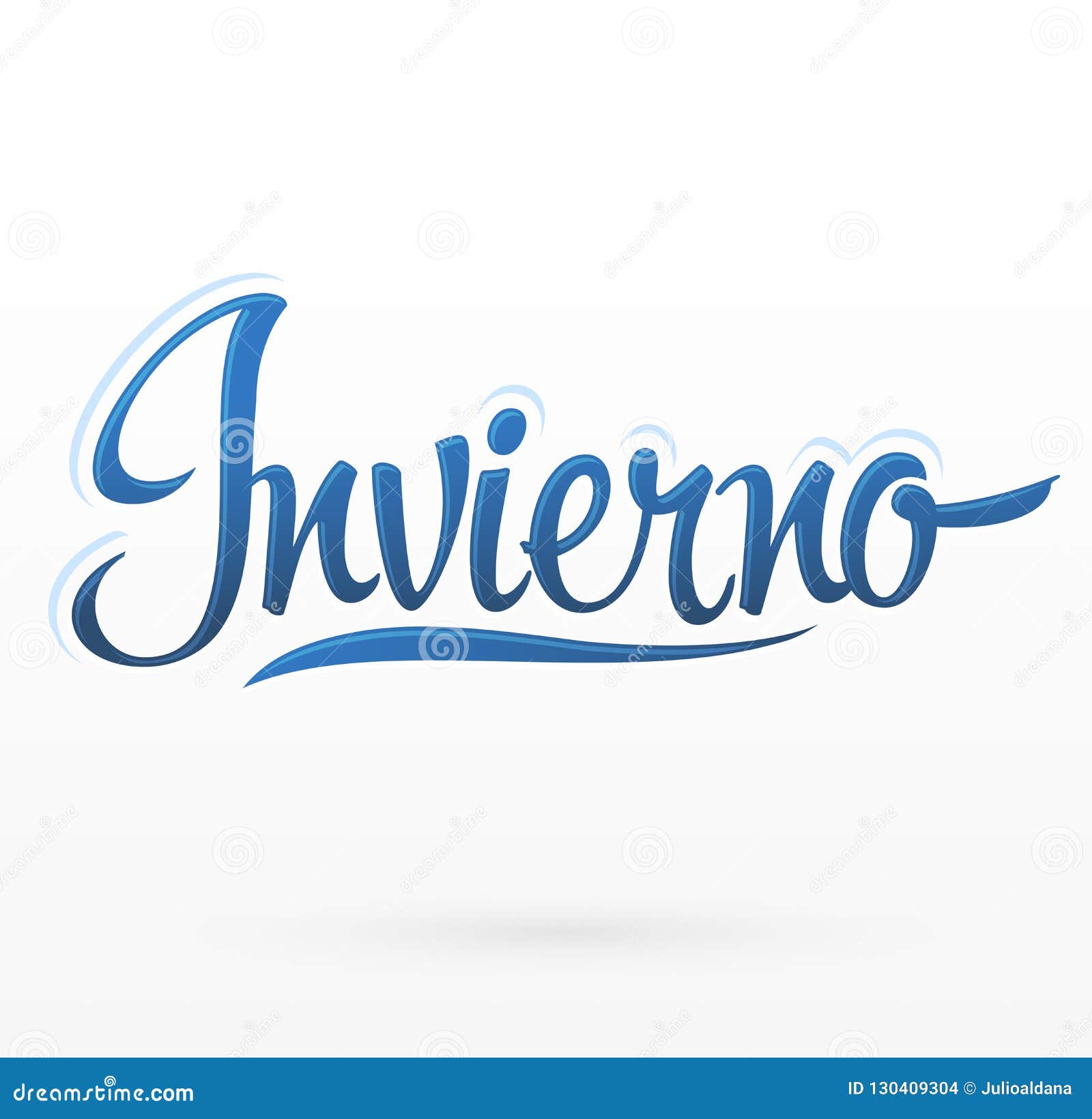 invierno, winter spanish text,  lettering 