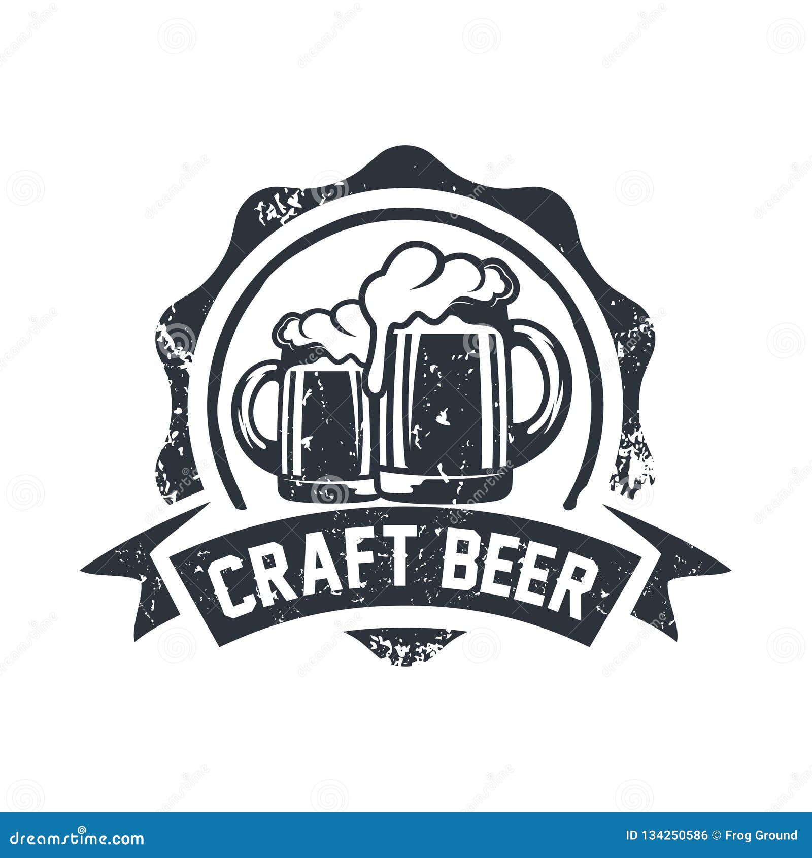 Vintage Country Emblem Typography for Beer / Restaurant Logo Design