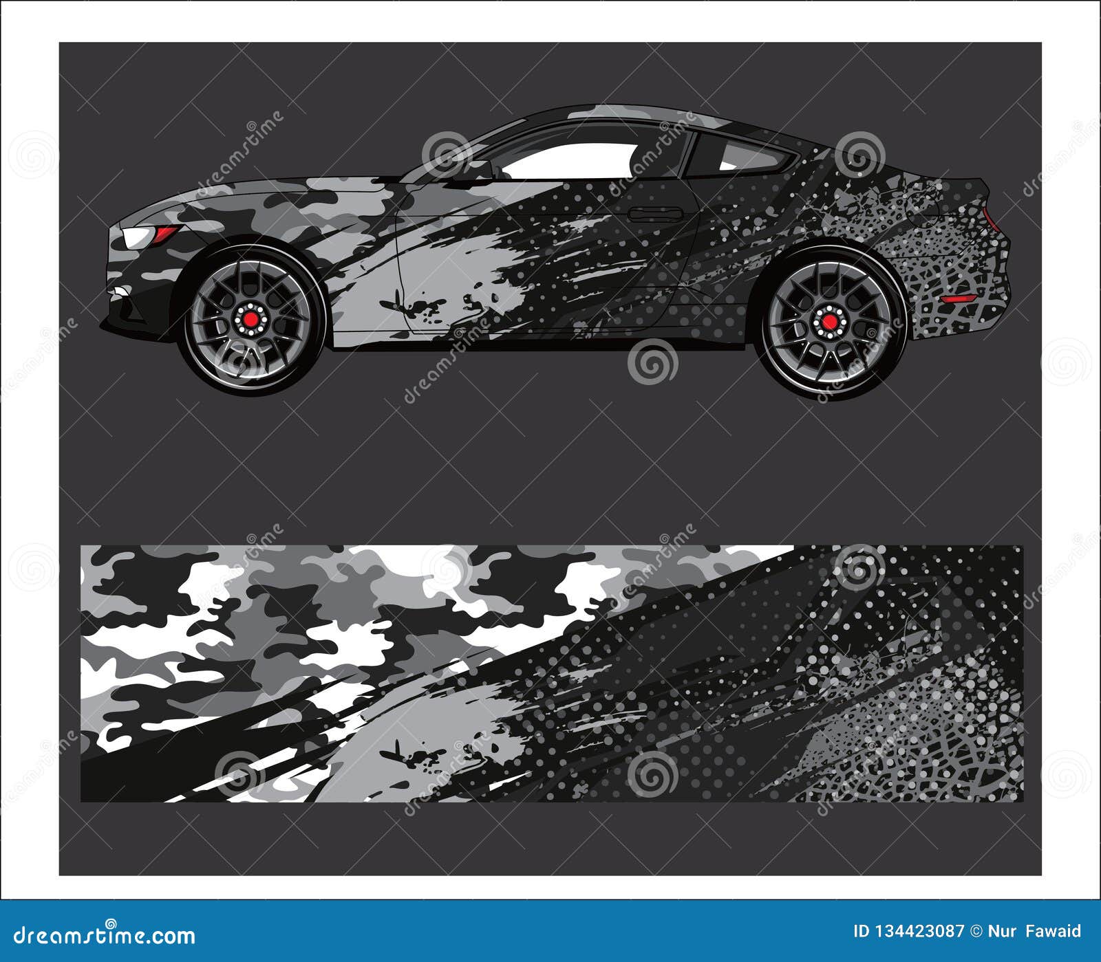 car and vehicle abstract racing graphic kit background for wrap and vinyl sticker