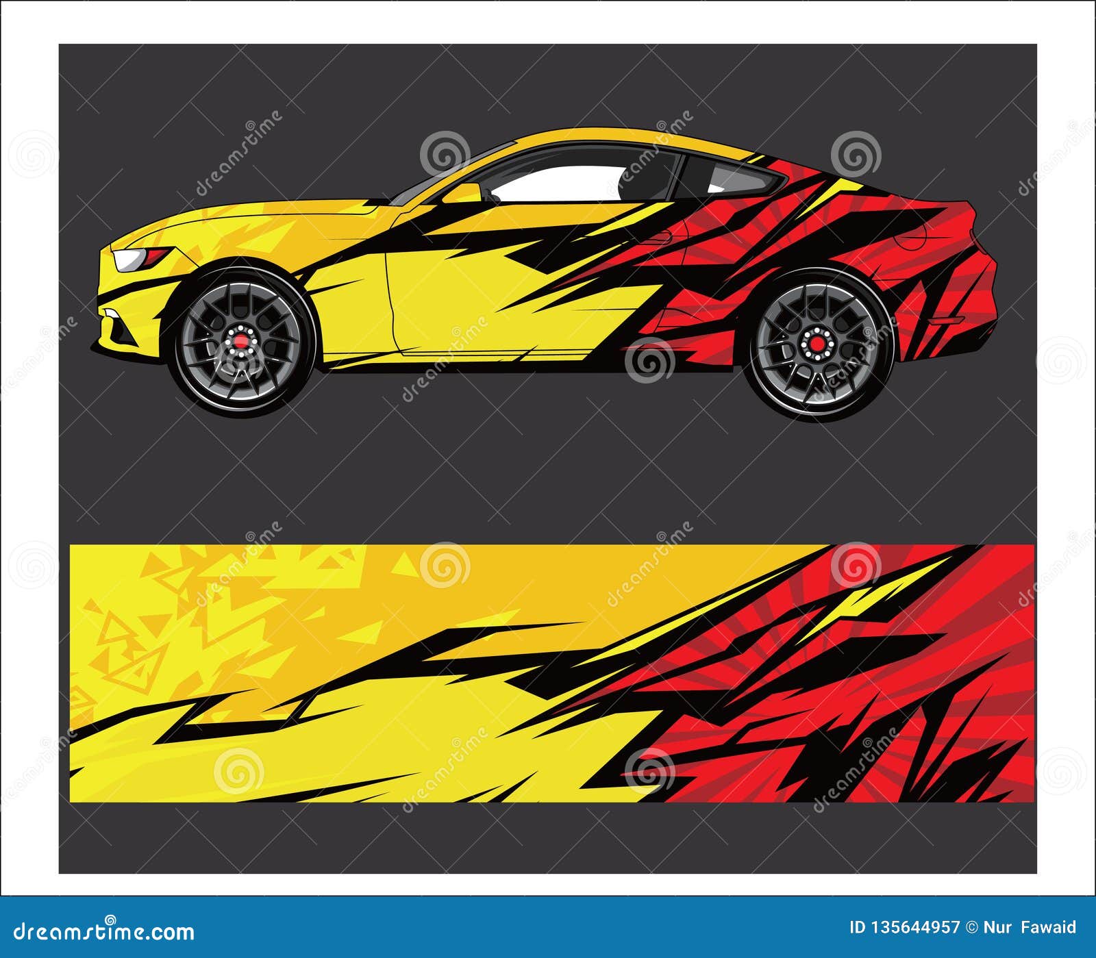 car and vehicle abstract racing graphic kit background for wrap and vinyl sticker