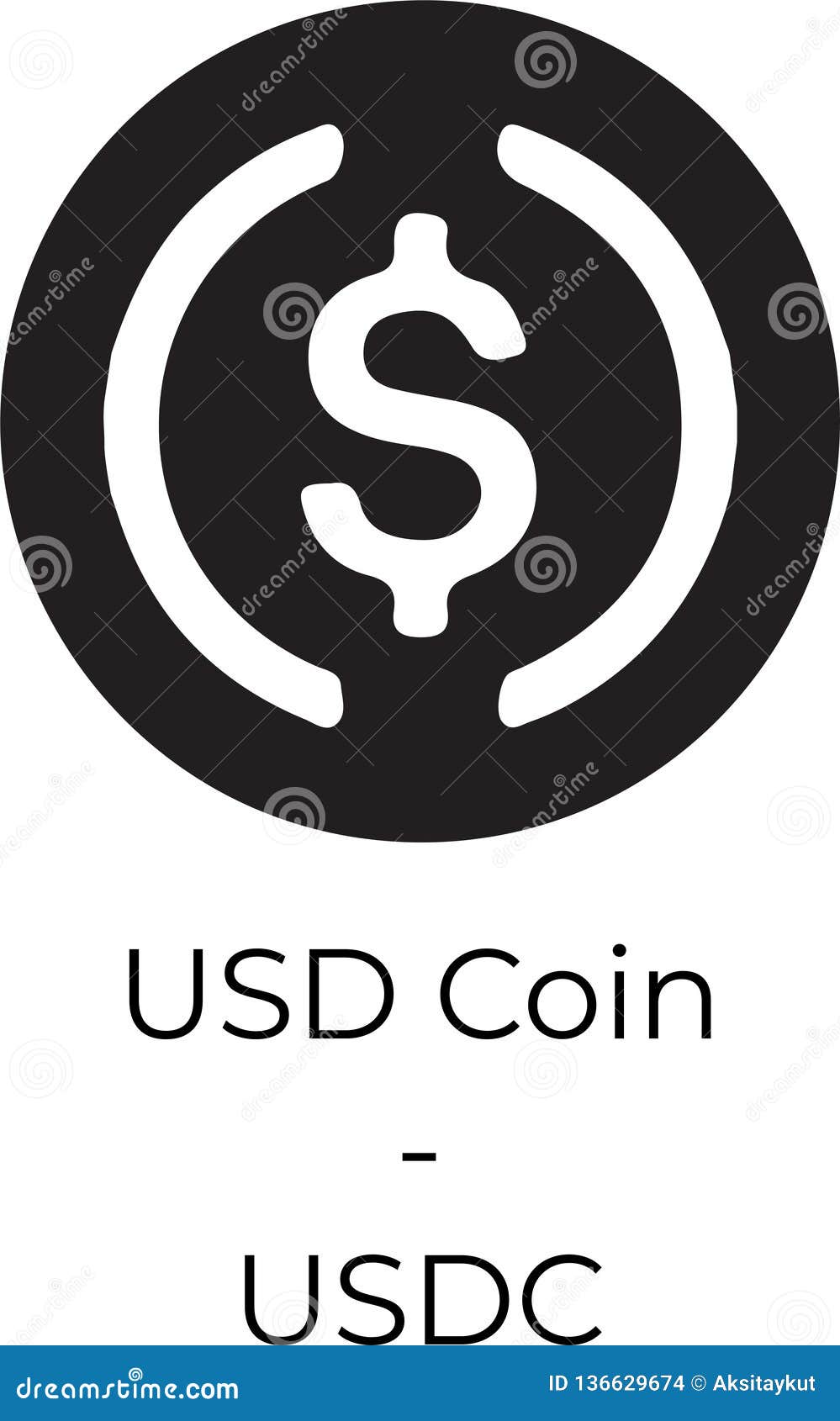 USDC USD Coin Icon Editorial Stock Image Illustration Of Account usdc-usd-coin-icon-editorial-stock-image-illustration-of-account