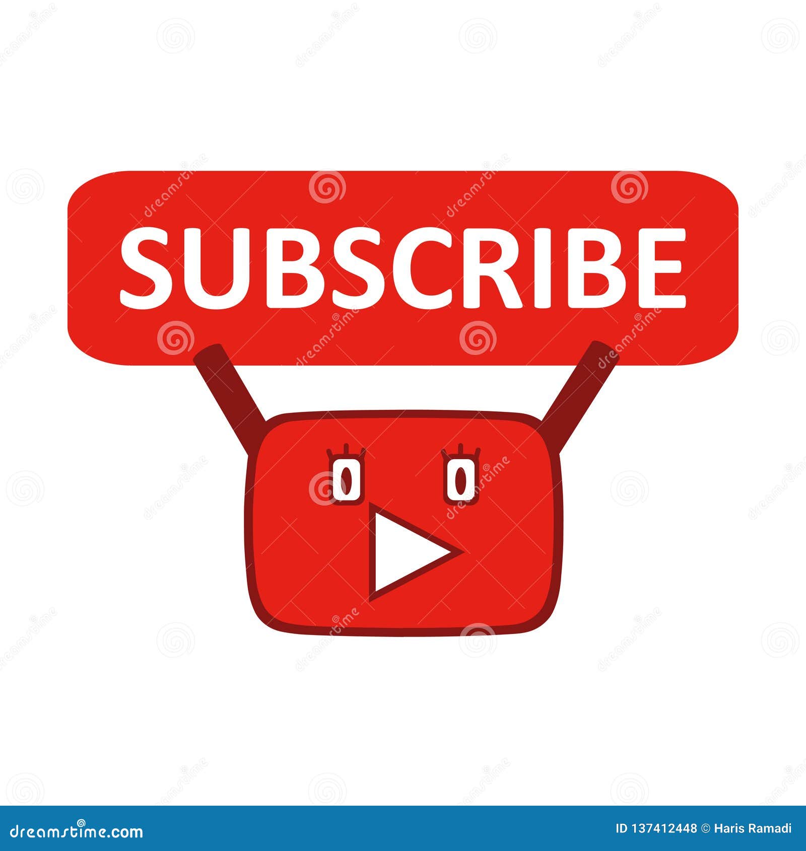 Youtube Funny Cartoon Subscribe Icon V2 Stock Vector - Illustration of funny, icon: 137412448 Youtube Funny Cartoon Subscribe Icon V2 Stock Vector - Illustration of funny, icon: 137412448