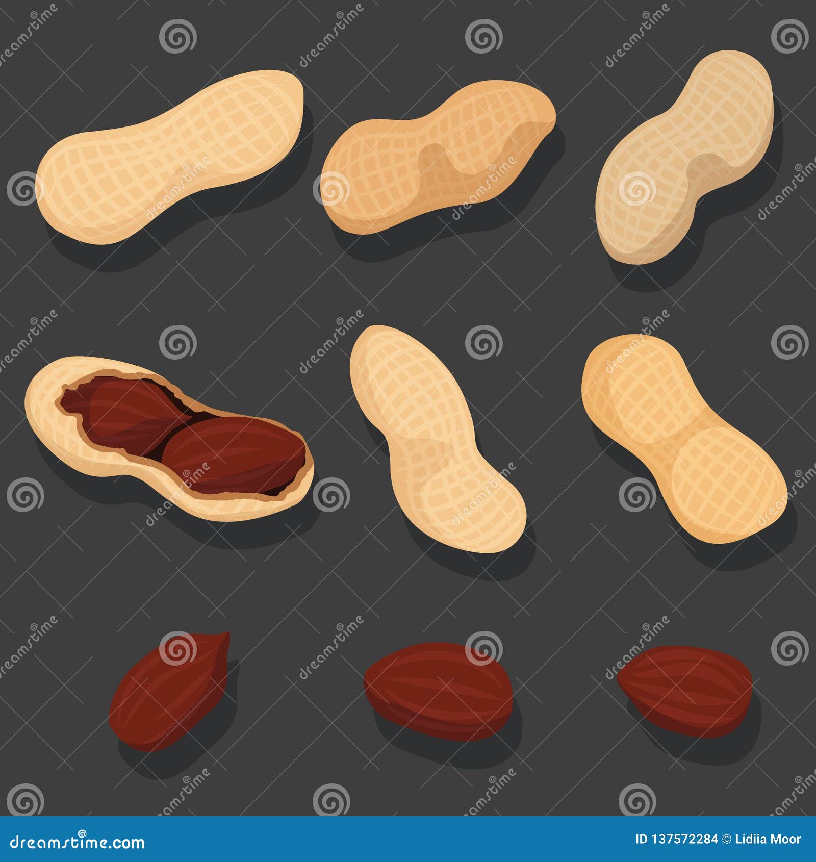  set of peanuts