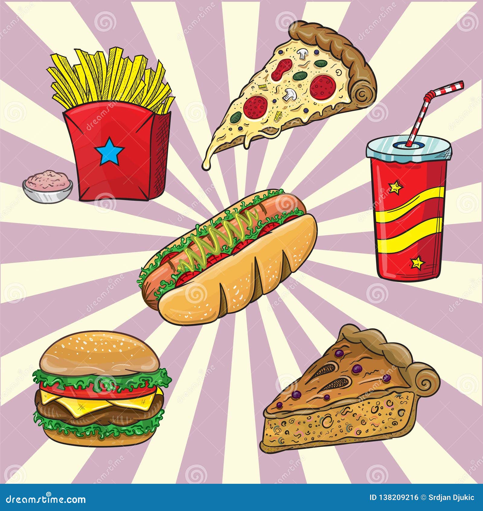 Fast Food is a Type of Massproduced Food Designed for Commercial