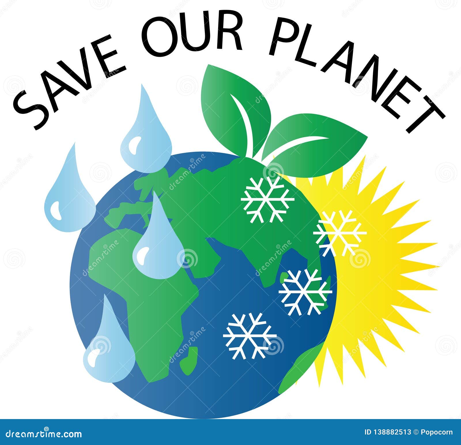 save our planet header banner or event