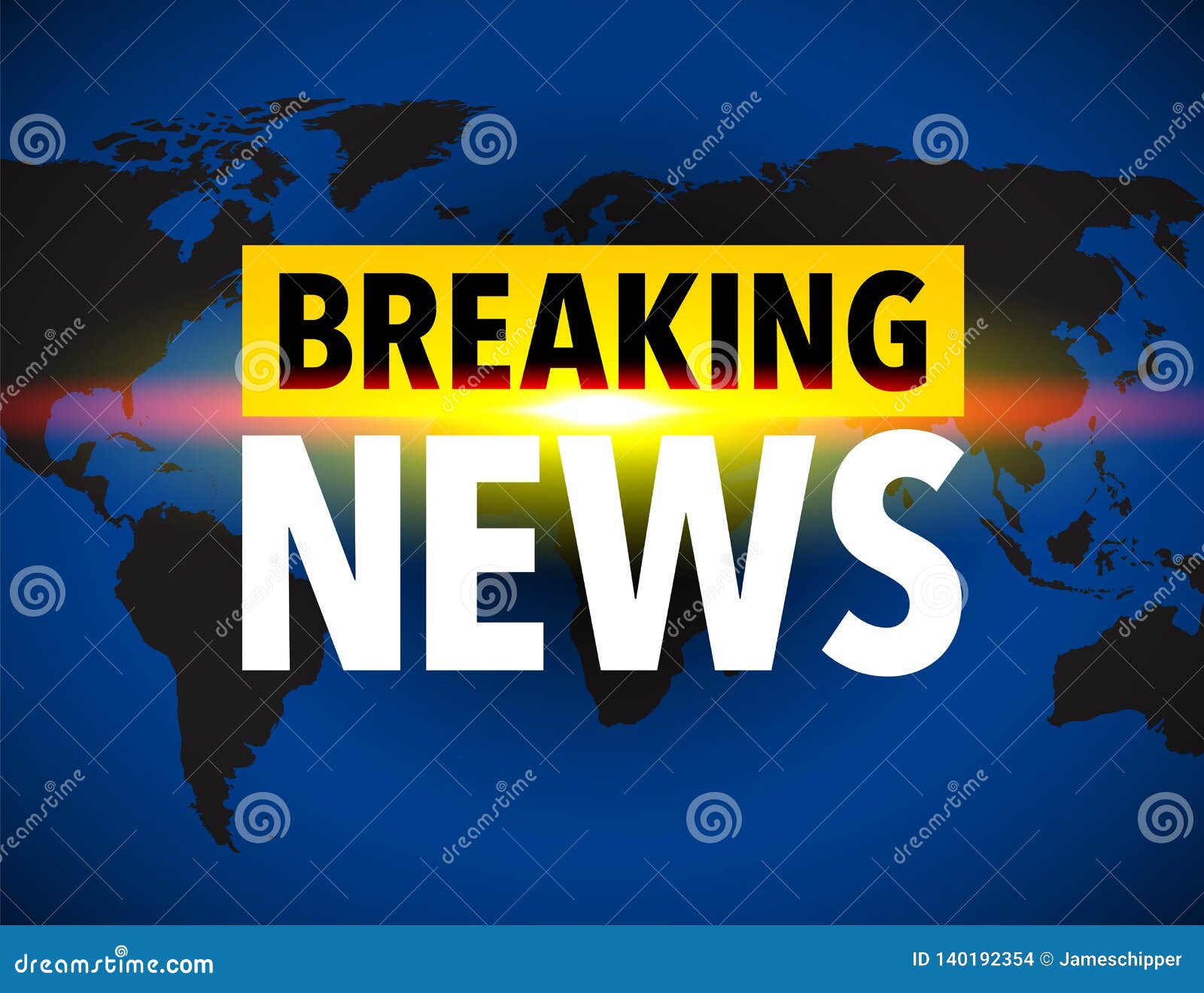 Breaking news world icon stock vector. Illustration of design 140192354