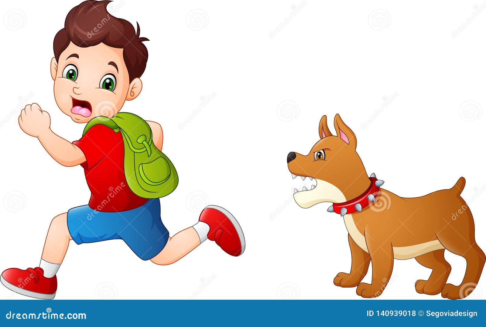 children running away clipart