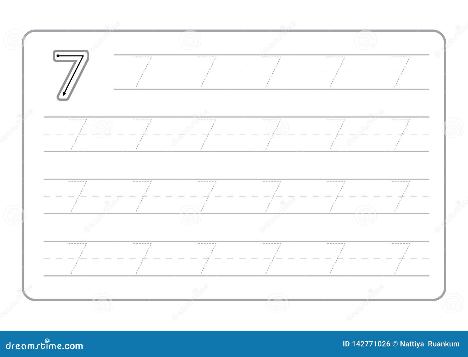 free handwriting pages for writing numbers learning numbers numbers