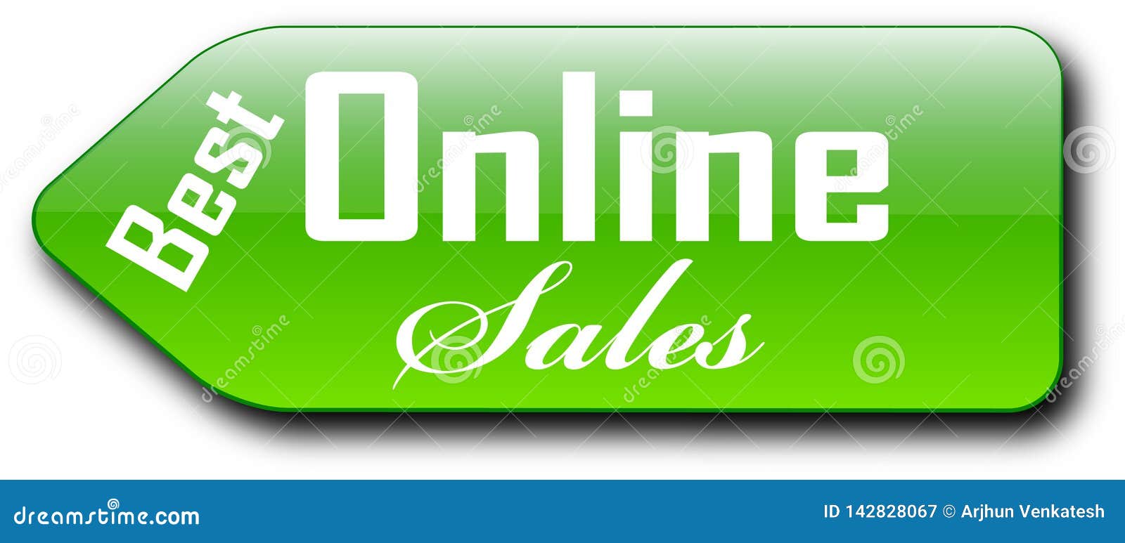 Best Online Sale  Button Classic Blue Button White Background Stock