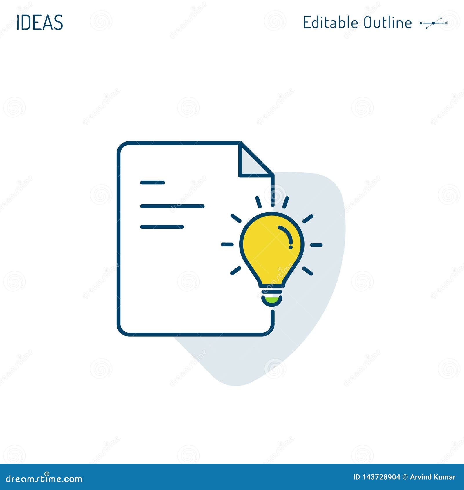 brainstorming, idea icon, initiate strategy, creative thinking,bulb icon, document, corporate business office files, editable stro