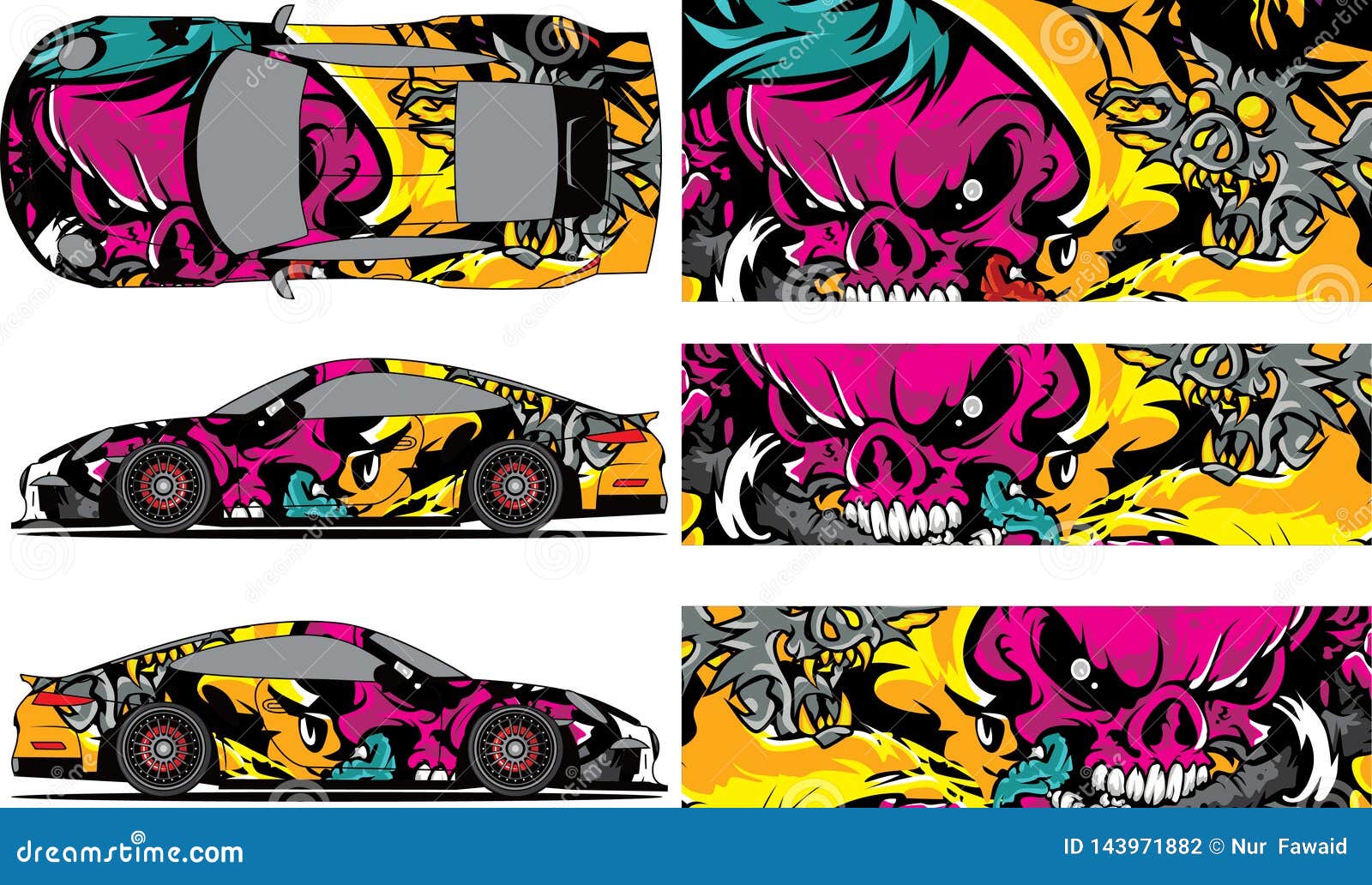  car decal, abstract graphics racing  for vehicle sticker vinyl wrap