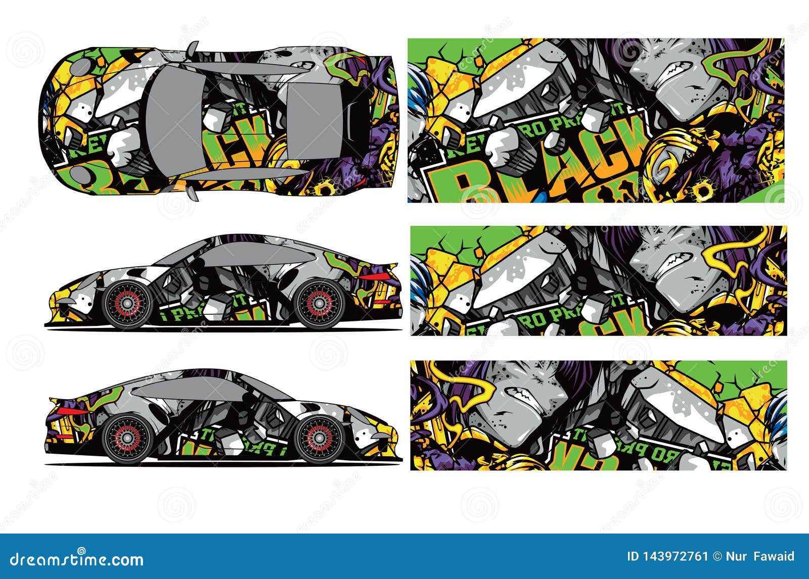 Download Car Decal Vector, Grunge Abstract Designs For Vehicle ...