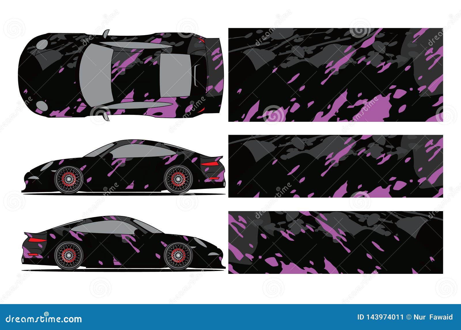 Download Car Decal Vector, Grunge Abstract Designs For Vehicle ...