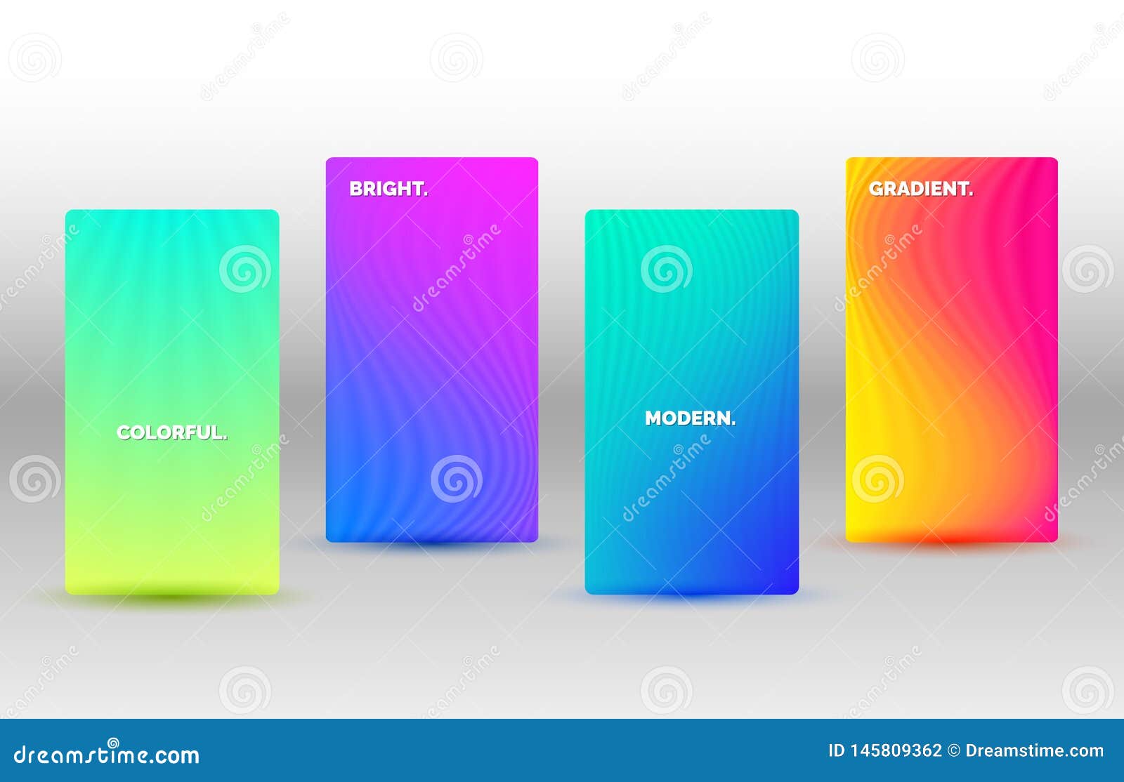 80s Colorful Abstract Backgrounds Presentation Stock Vector