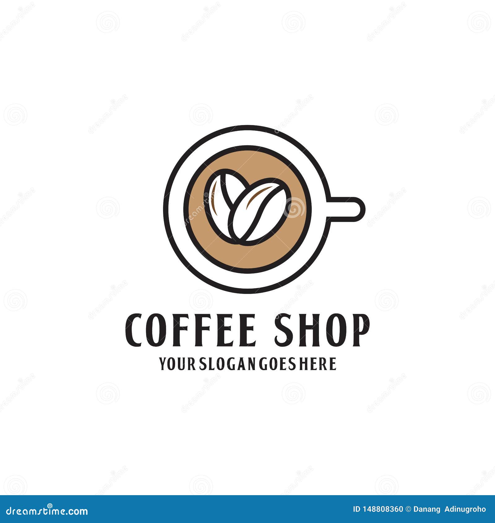 modern coffe shop logo 