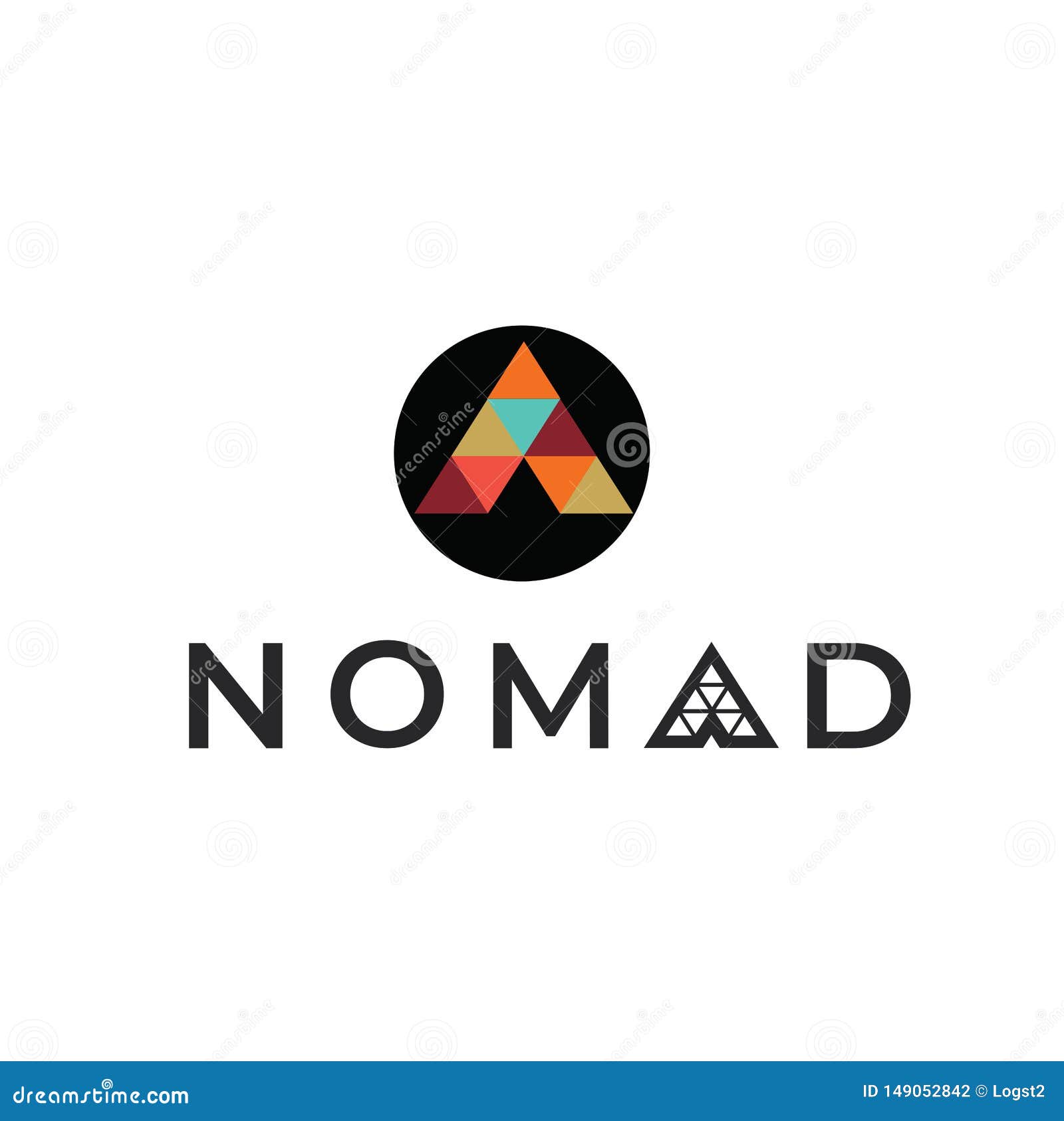 nomad  logo. nomad emblem