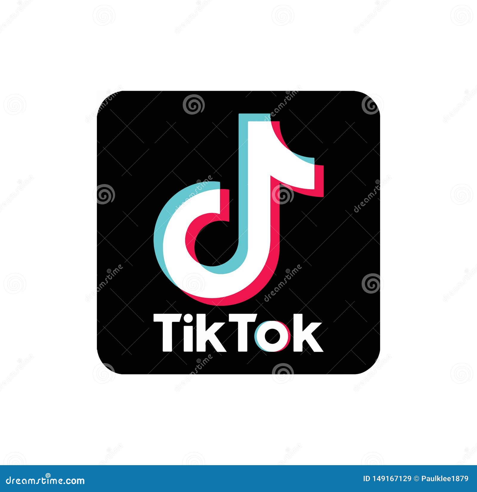 tik tok logo circle