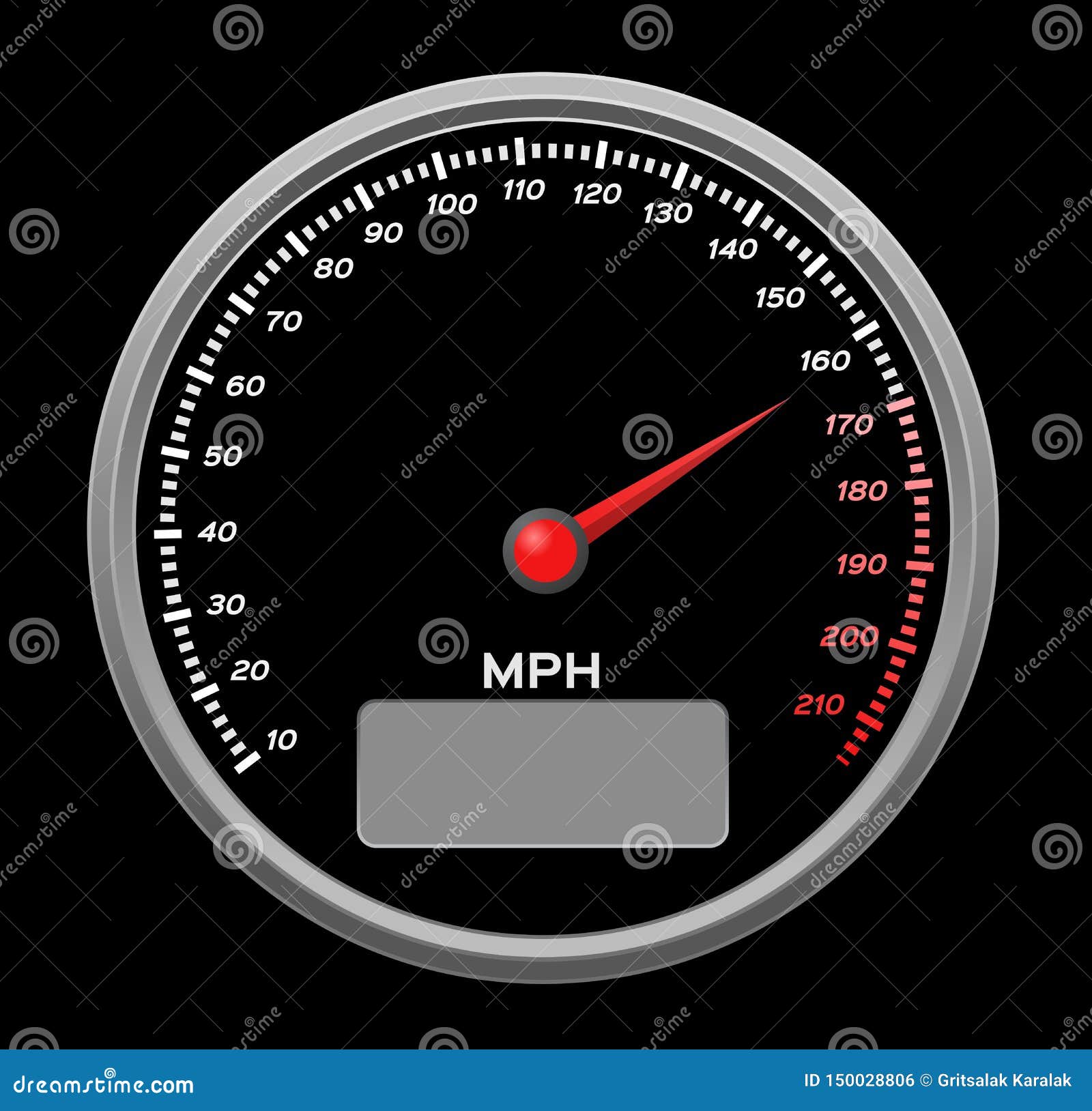 Sports Car Gauge Set Vector Illustration 4694972