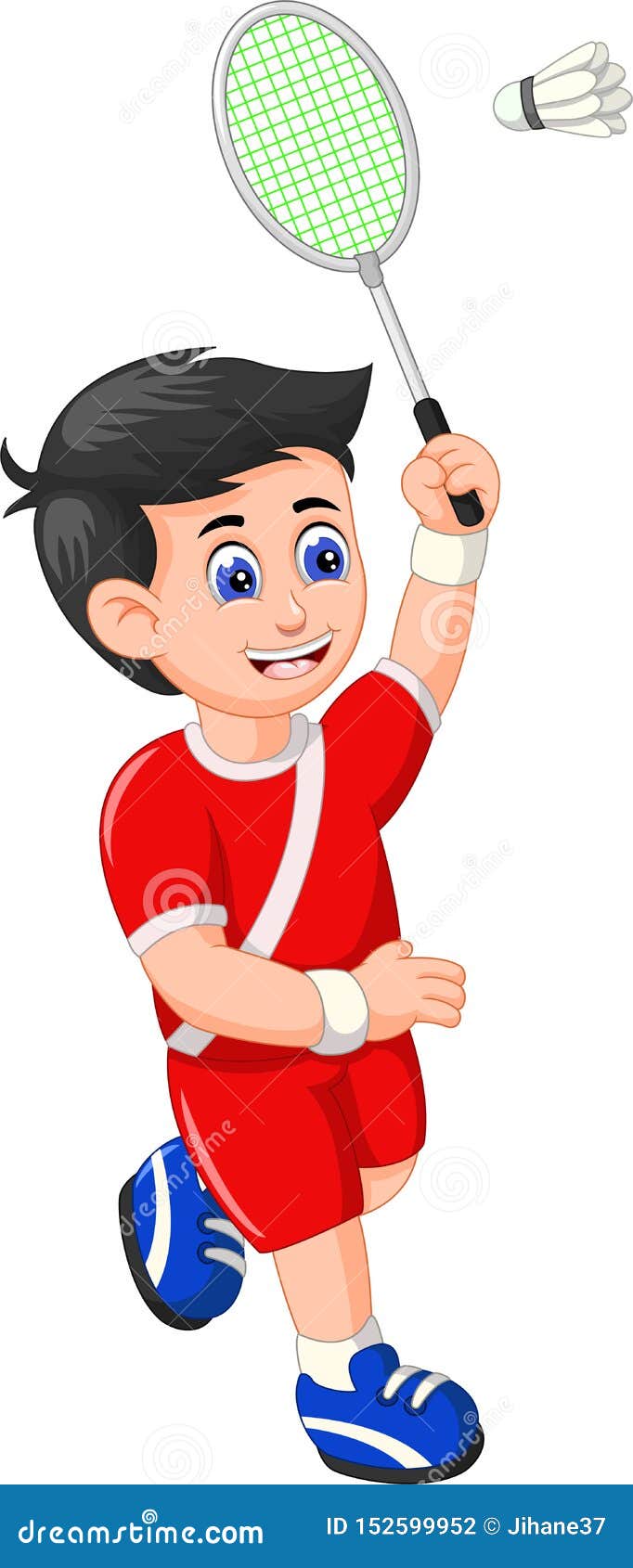 Funny Boy Play Badminton Cartoon Stock Illustration - Illustration of nice, play: 152599952 Funny Boy Play Badminton Cartoon Stock Illustration - Illustration of nice, play: 152599952