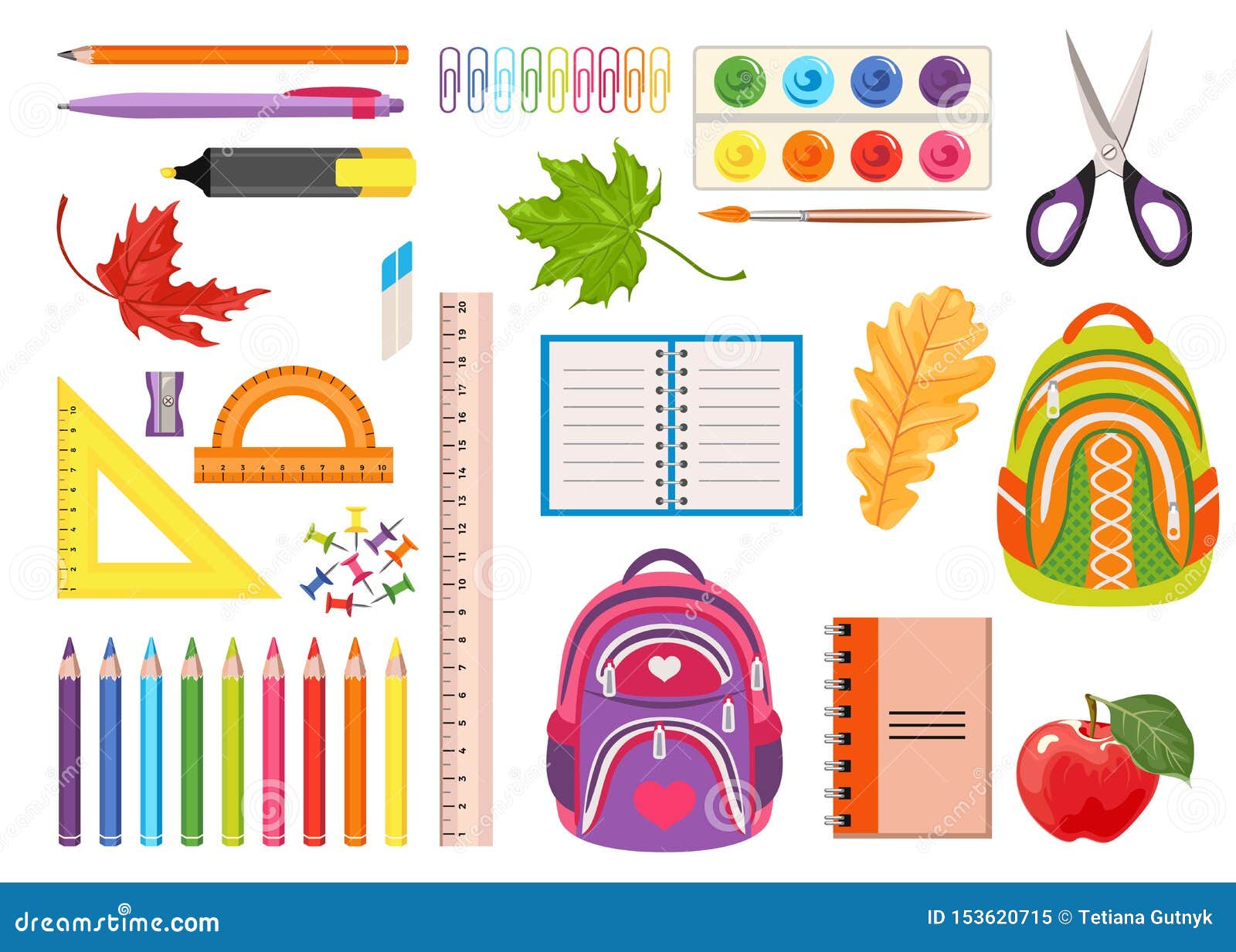 Licensed 7 Piece School Stationary Set