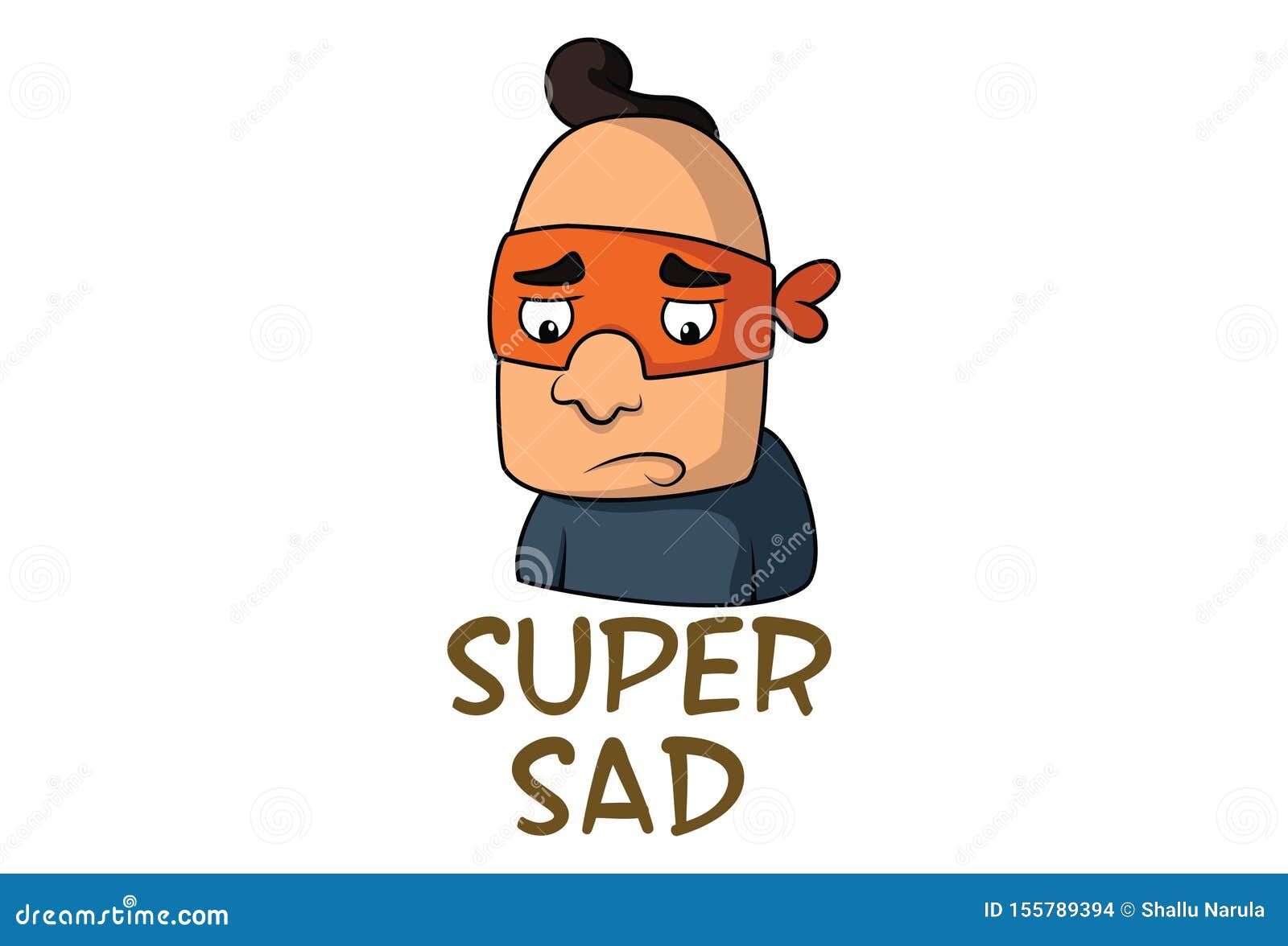 Cartoon Illustration of Mask Man Stock Vector Illustration of cool