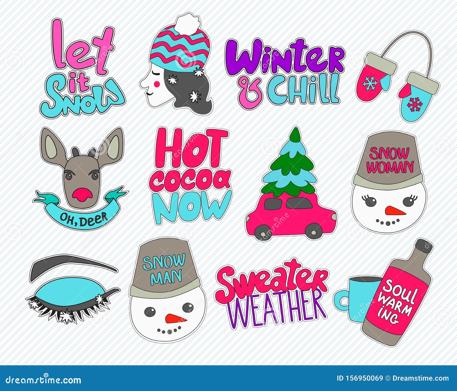 Winter Weather Stickers