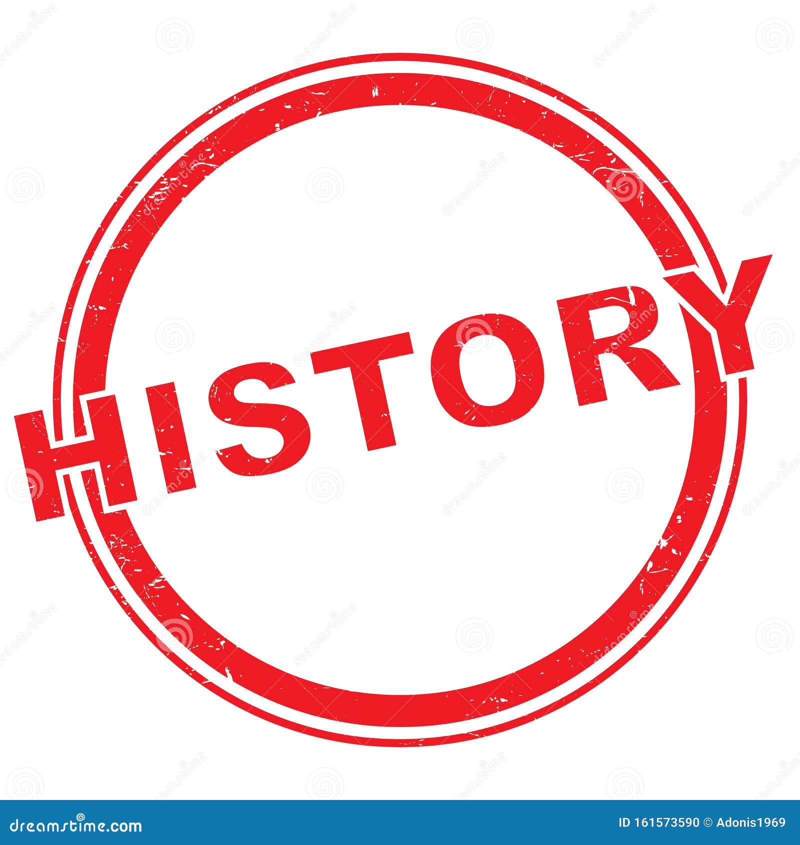 History stamp stock illustration. Illustration of typeface 161573590