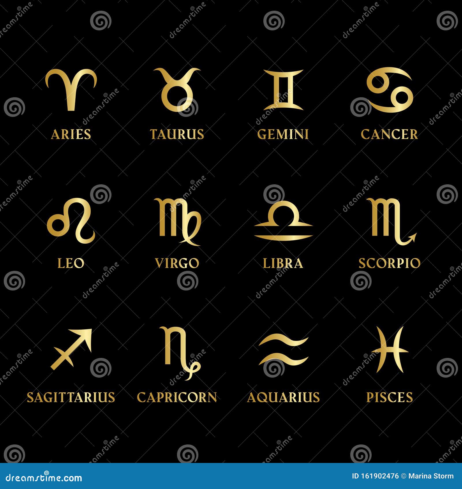 Big 3 Horoscope Astrology Star Sign Foil Print Art & Collectibles