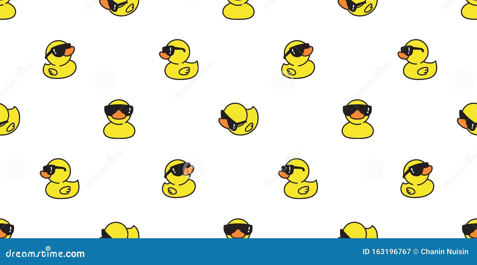 Duck Vector Icon Logo Rubber Duck Sunglasses Shower Bath Cartoon Scarf  Isolated Repeat Wallpaper Tile Background Illustration Bird Stock Vector -  Illustration of bathroom, duck: 163196767