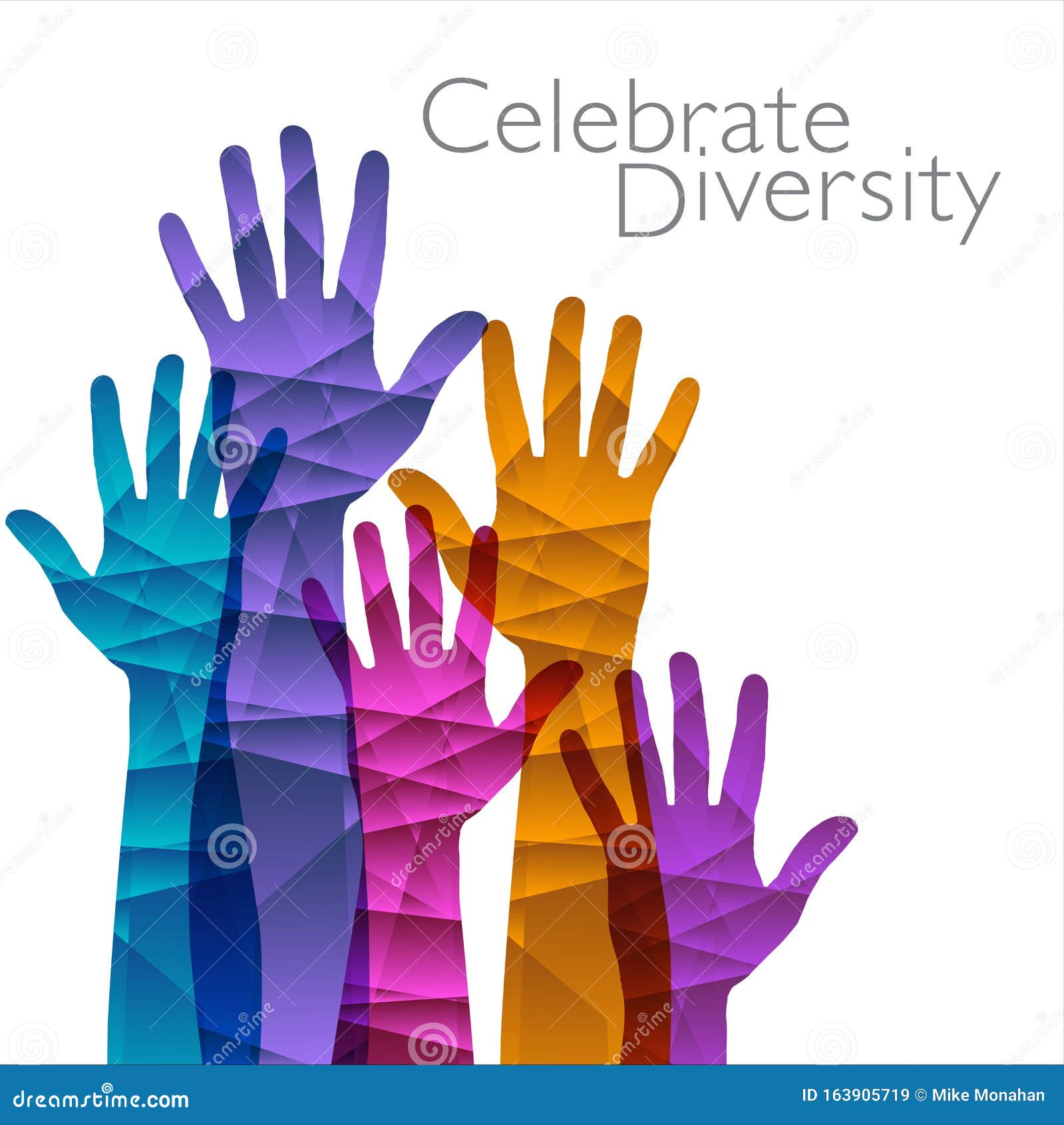 Celebrate Diversity is the Theme of this Graphic Stock Vector