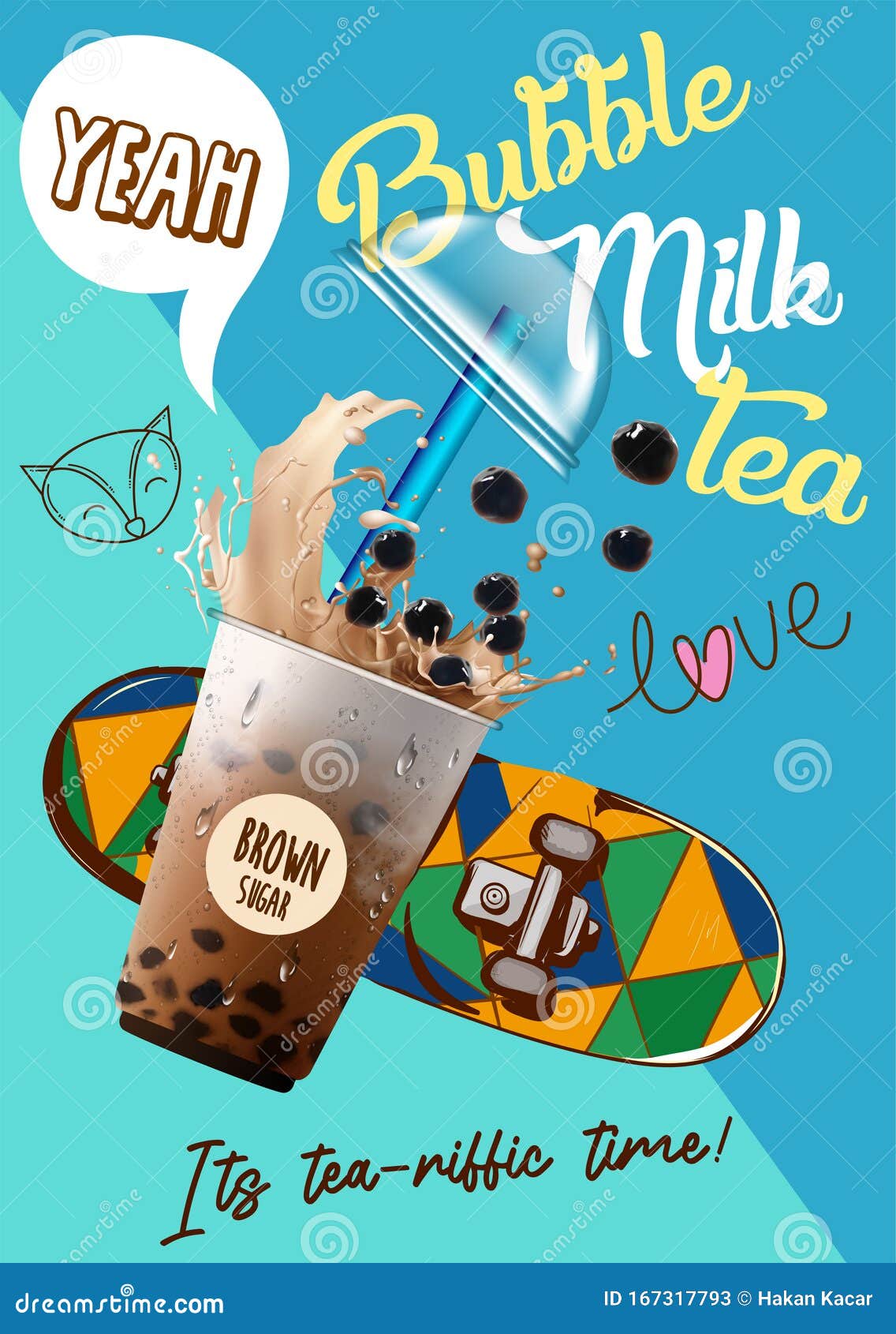 Bubble Milk Tea Special Promotions Design, Boba Milk Tea, Pearl Milk