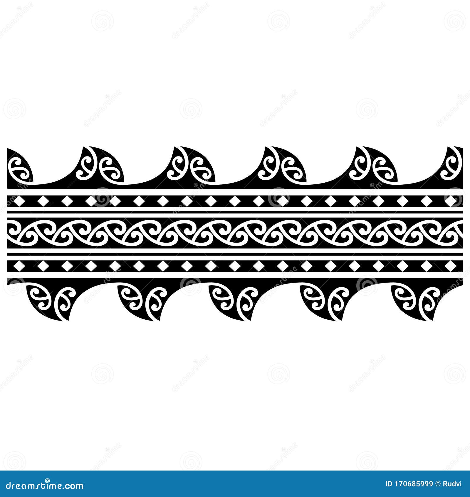 polynesian forearm tattoo