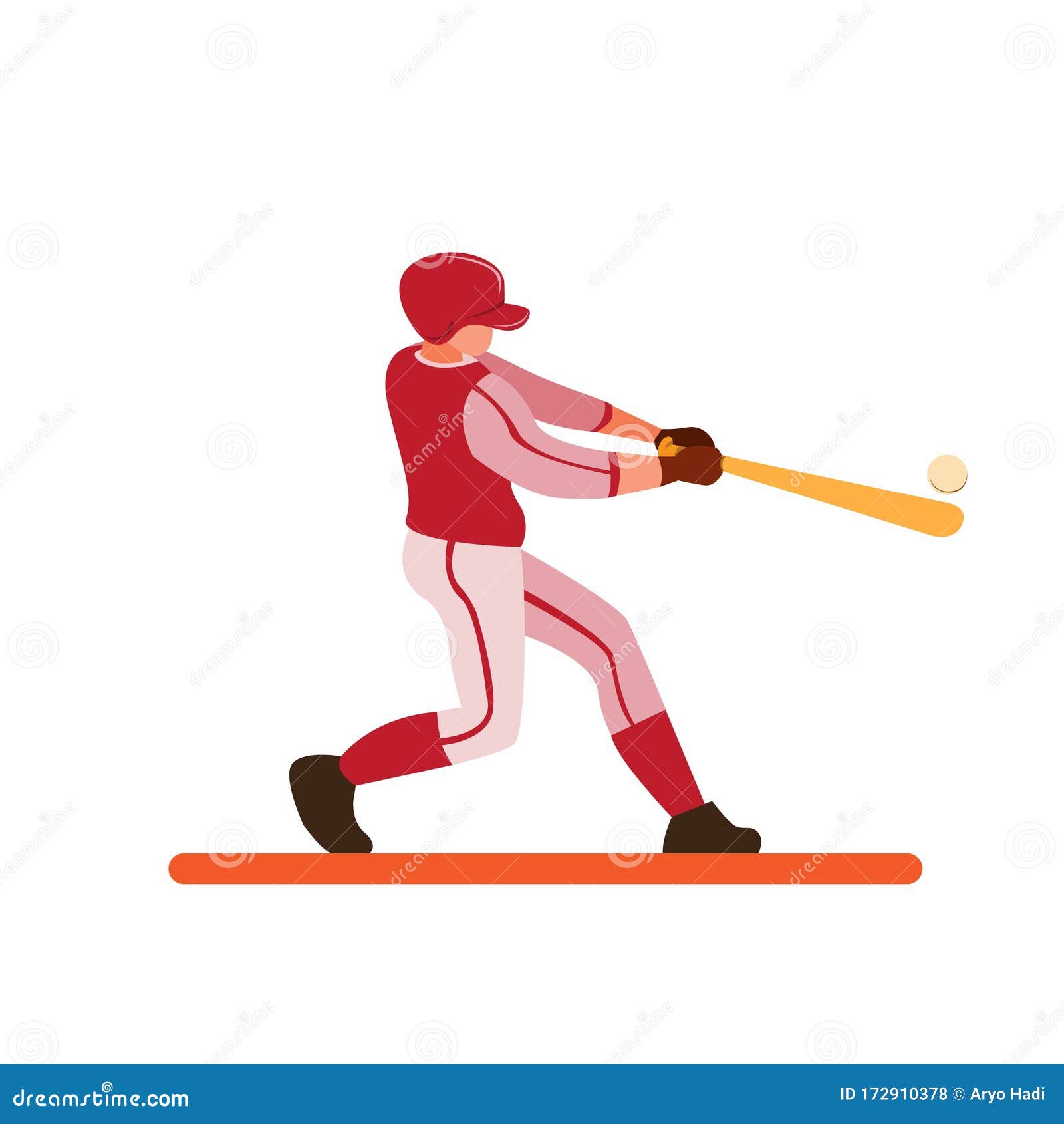 Baseball Player Ready for Strike, Baseball Batter Pose To Hit Ball