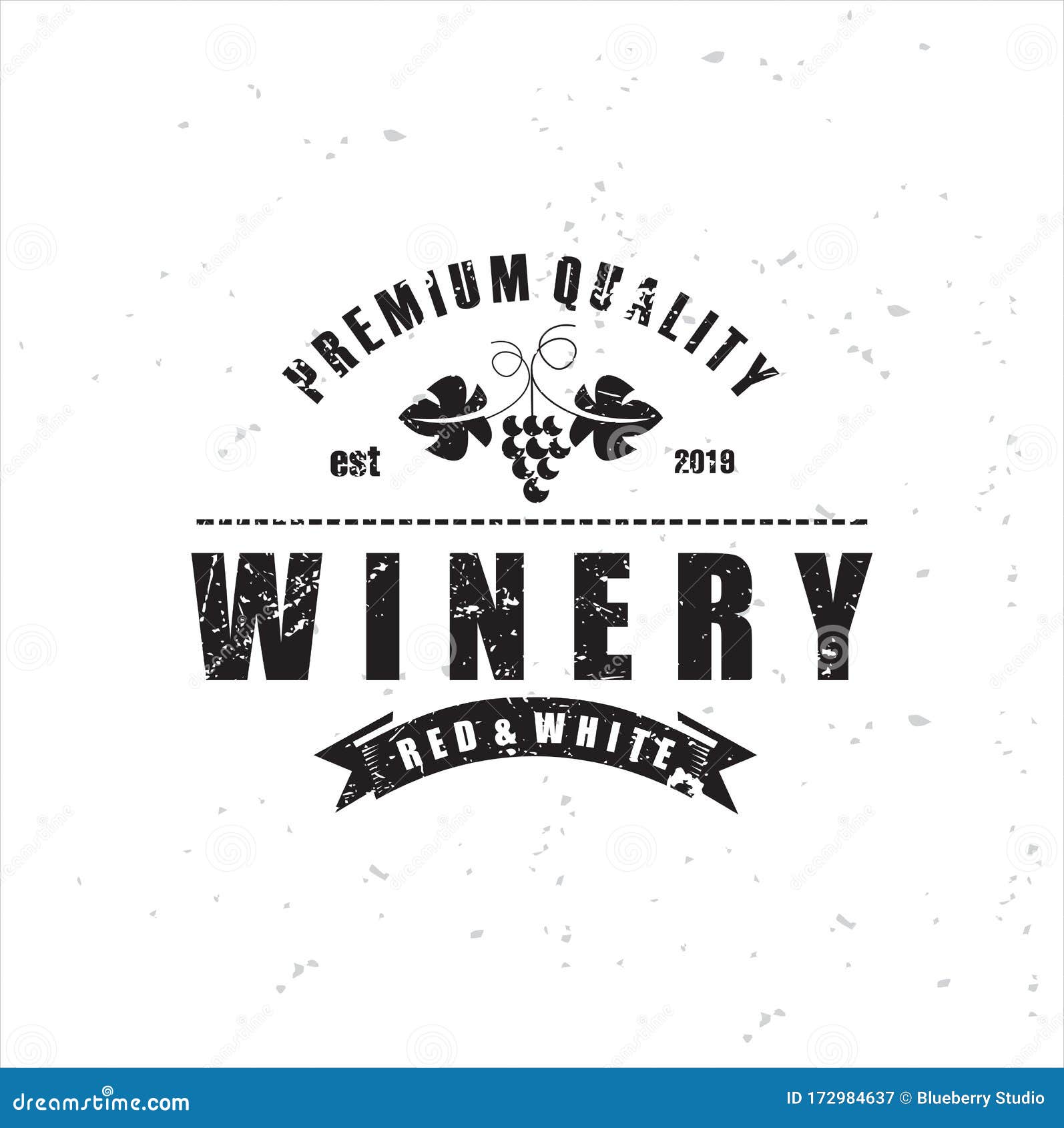 Luxury Vintage Style Wine Theme Logo. Elegant Logotype Template Emblem