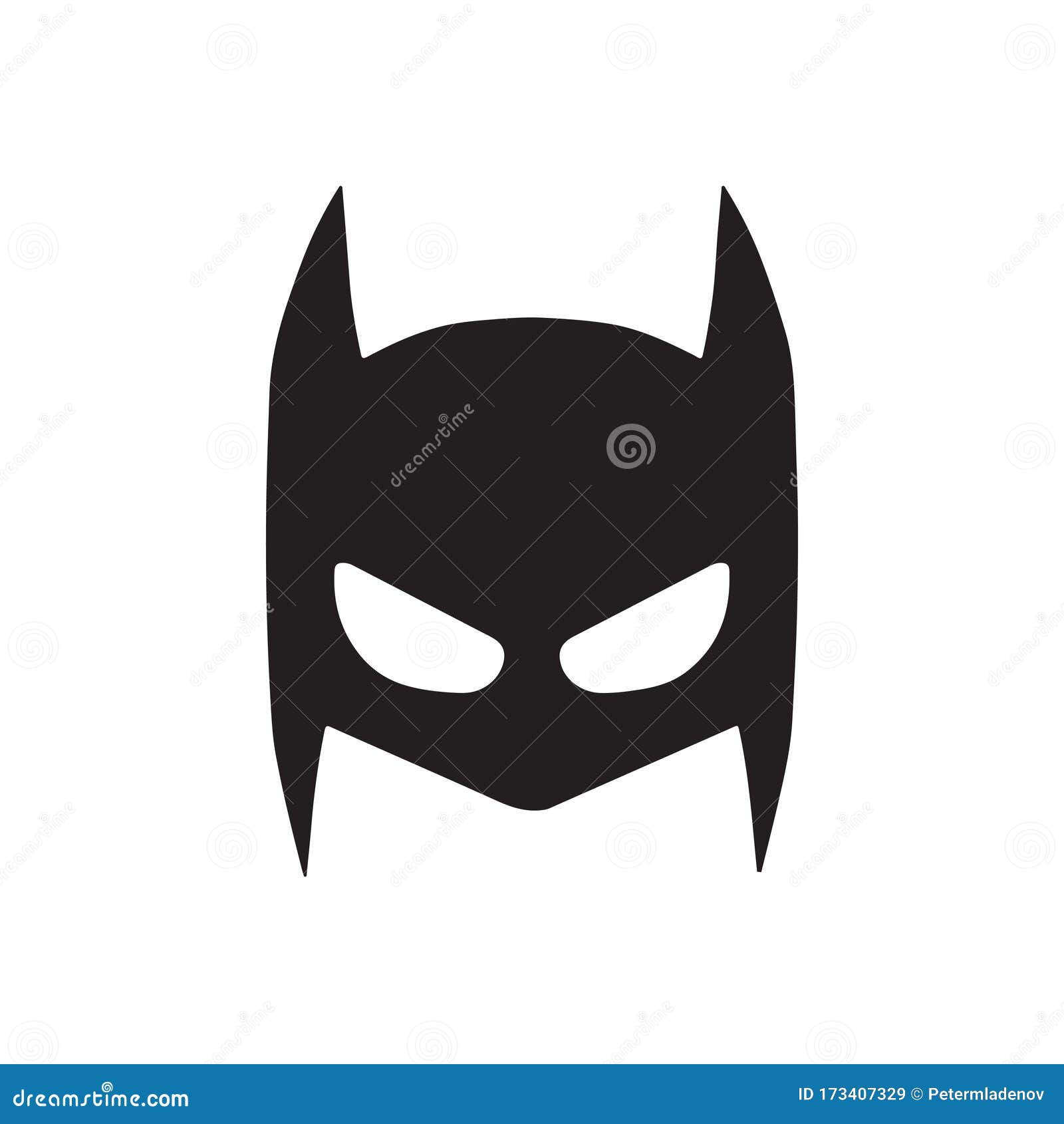 Batman Mask Outline