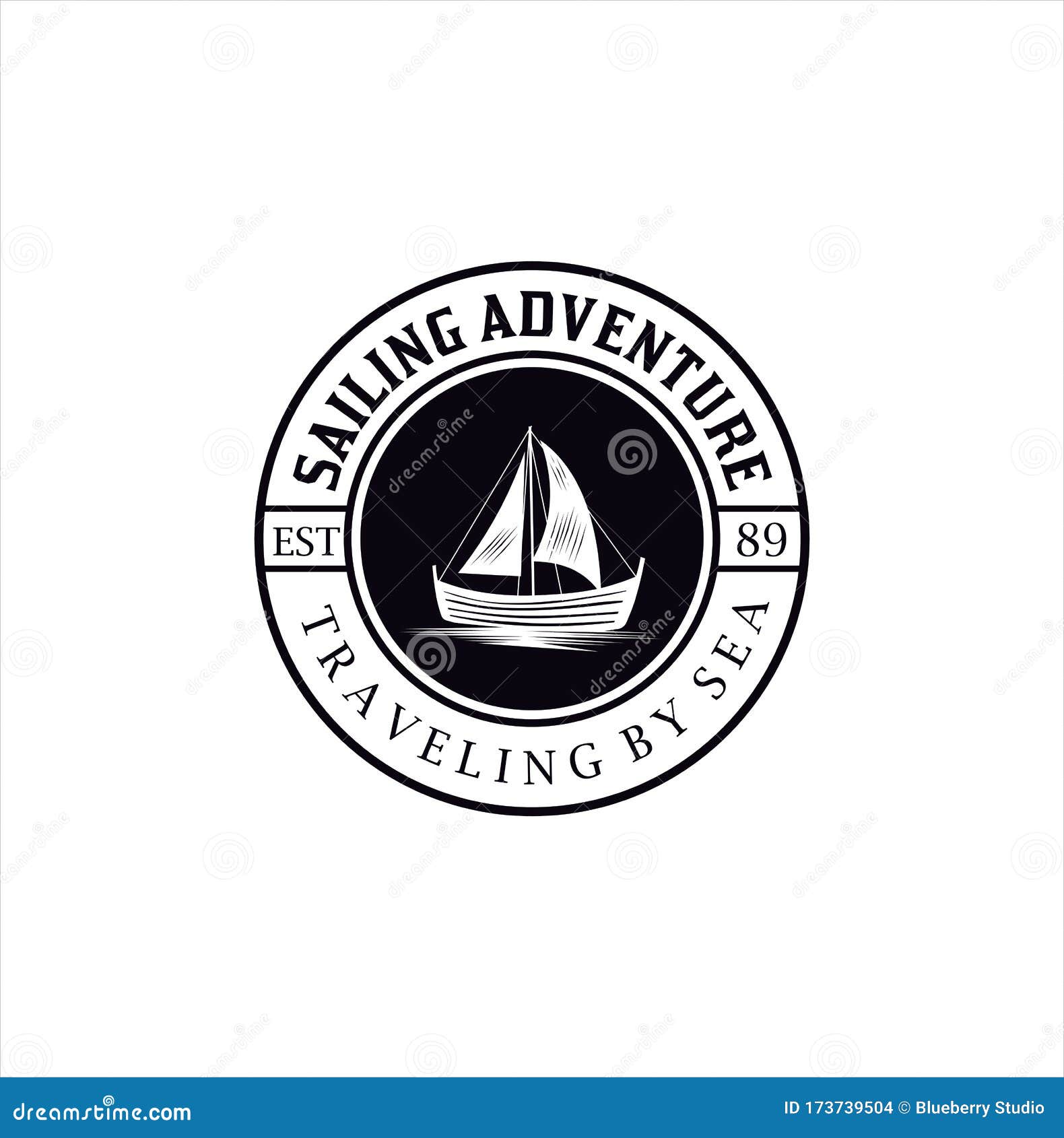 vintage yacht logo