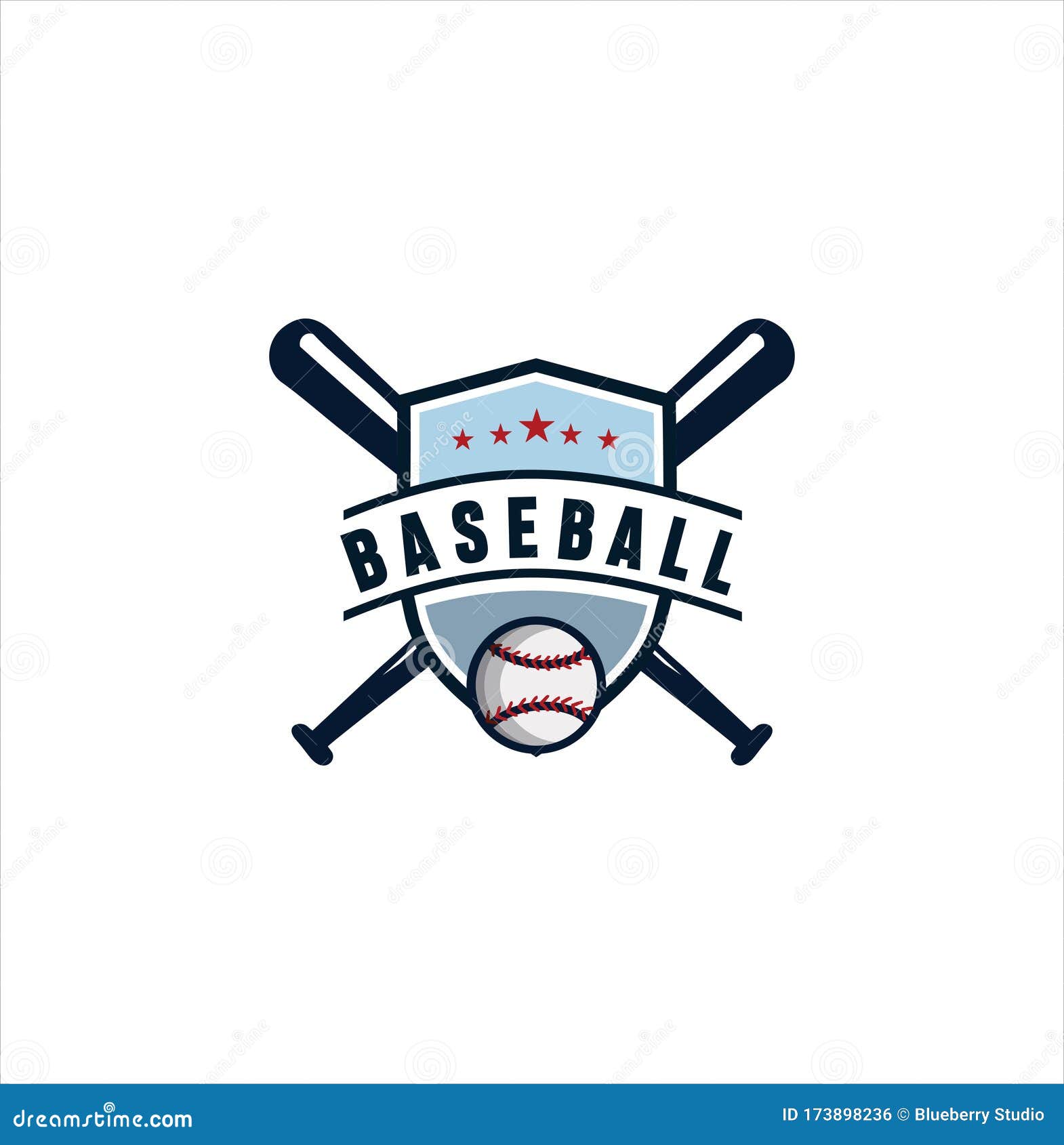 Set Of Baseball championship logo design inspiration. Template logo .  Baseball Logo Template . Bold, Playful, Training Logo Design . Sport Logo  Stock Vector