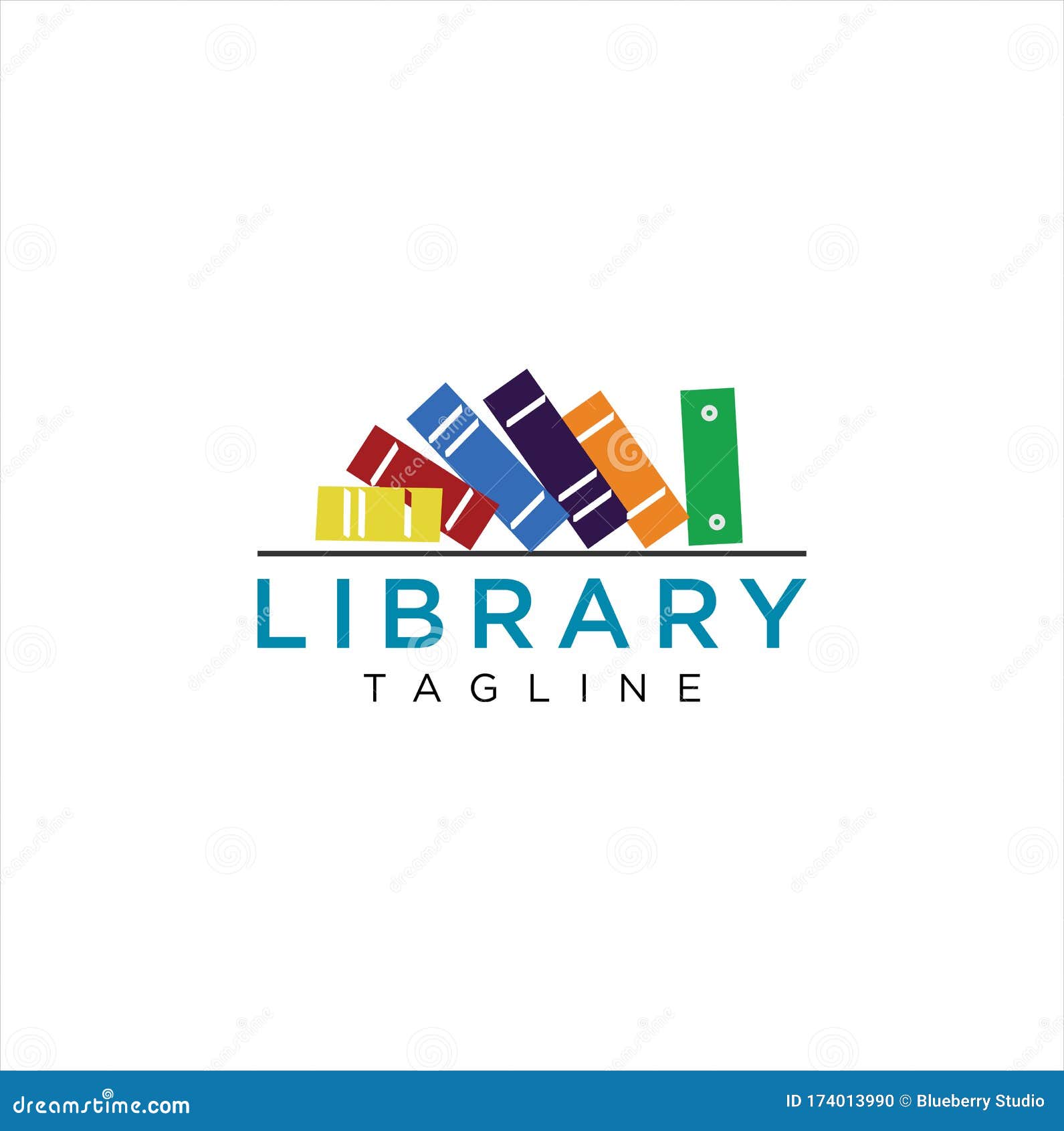library logo design