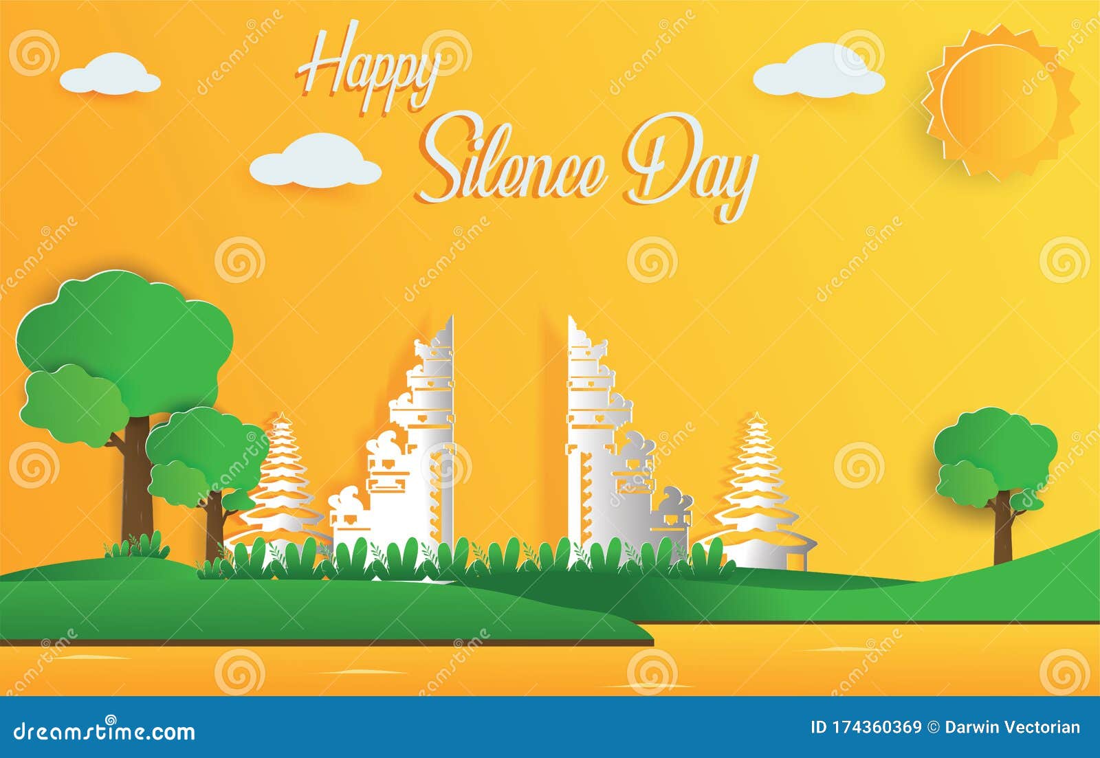 happy bali`s silence day and hindu`s new year  