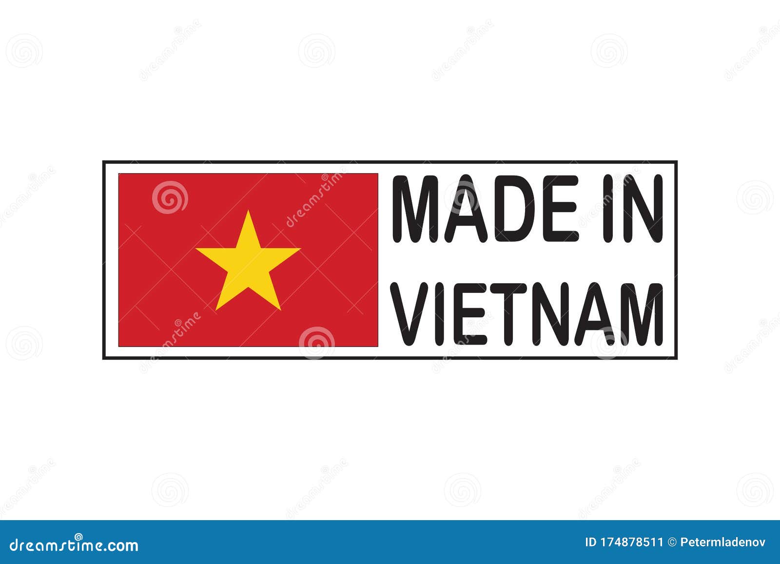 Vietnam vietnamflag Vinilo calcomanía etiqueta ** 5 Tallas **