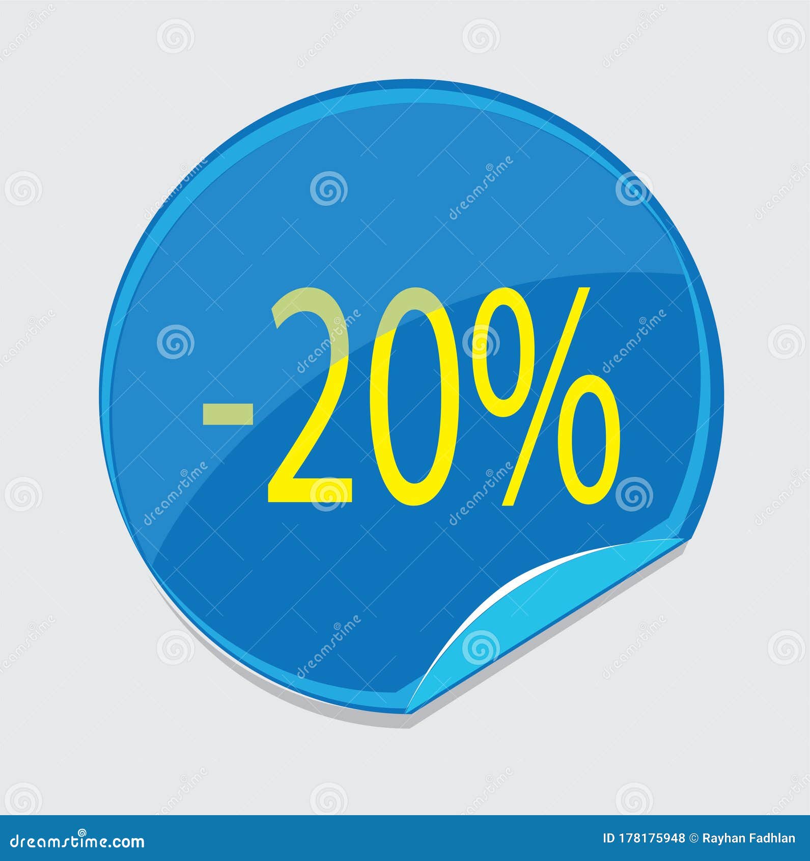Sticker Icon Up To 20 Discount Stock Vector - Illustration of marketing ...