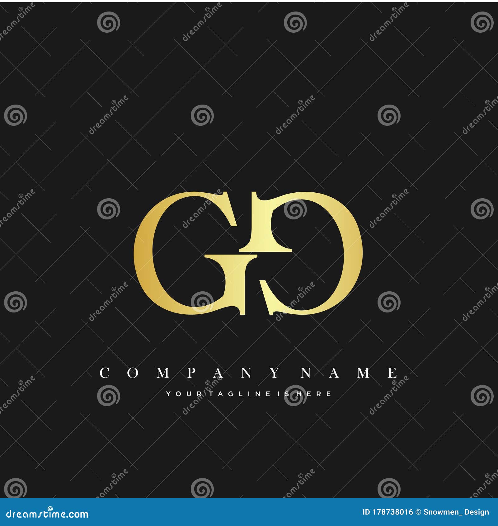 Initial Letter GG Logo Template Design Stock Vector Illustration of