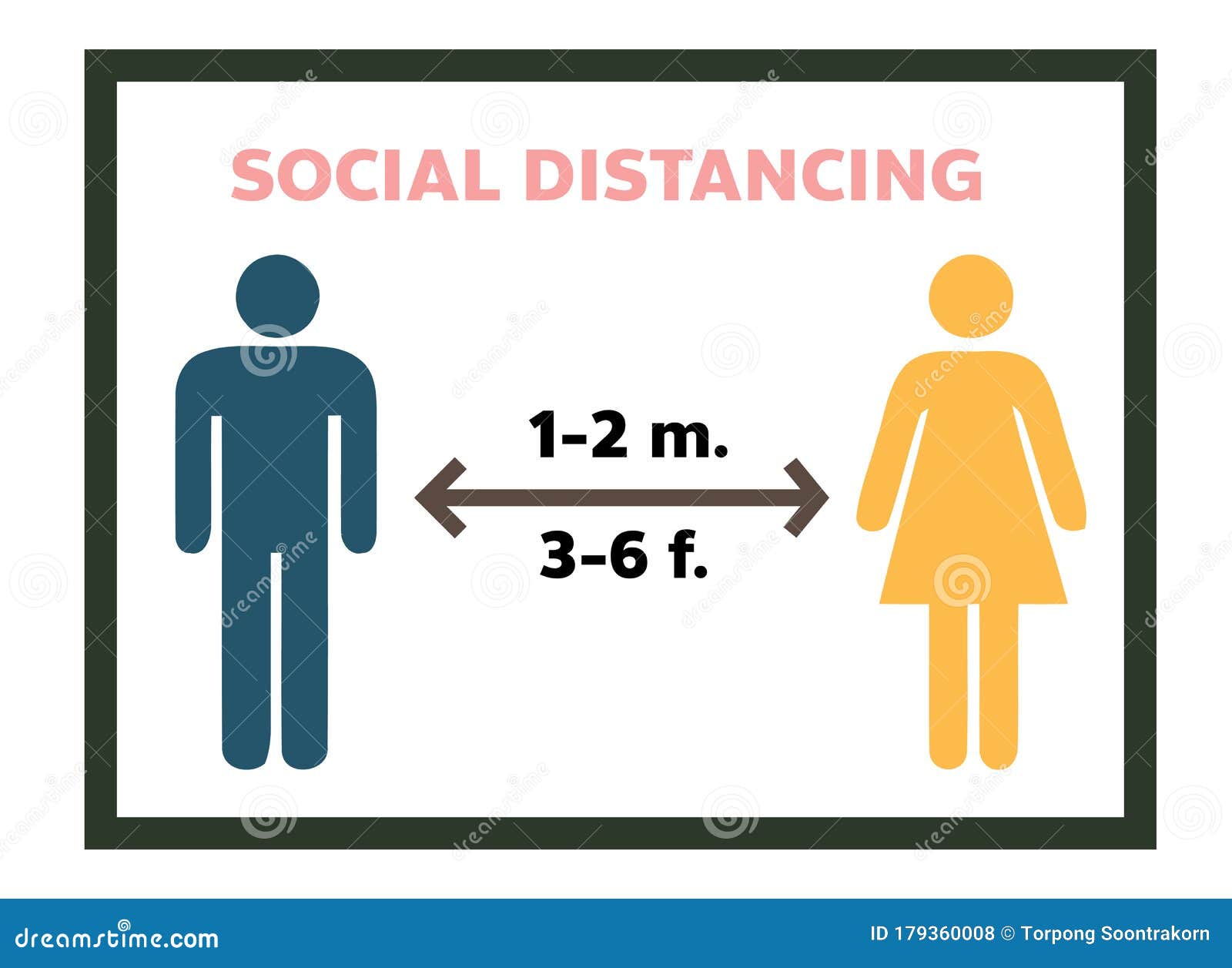 social distancing keep distance sign coronovirus  