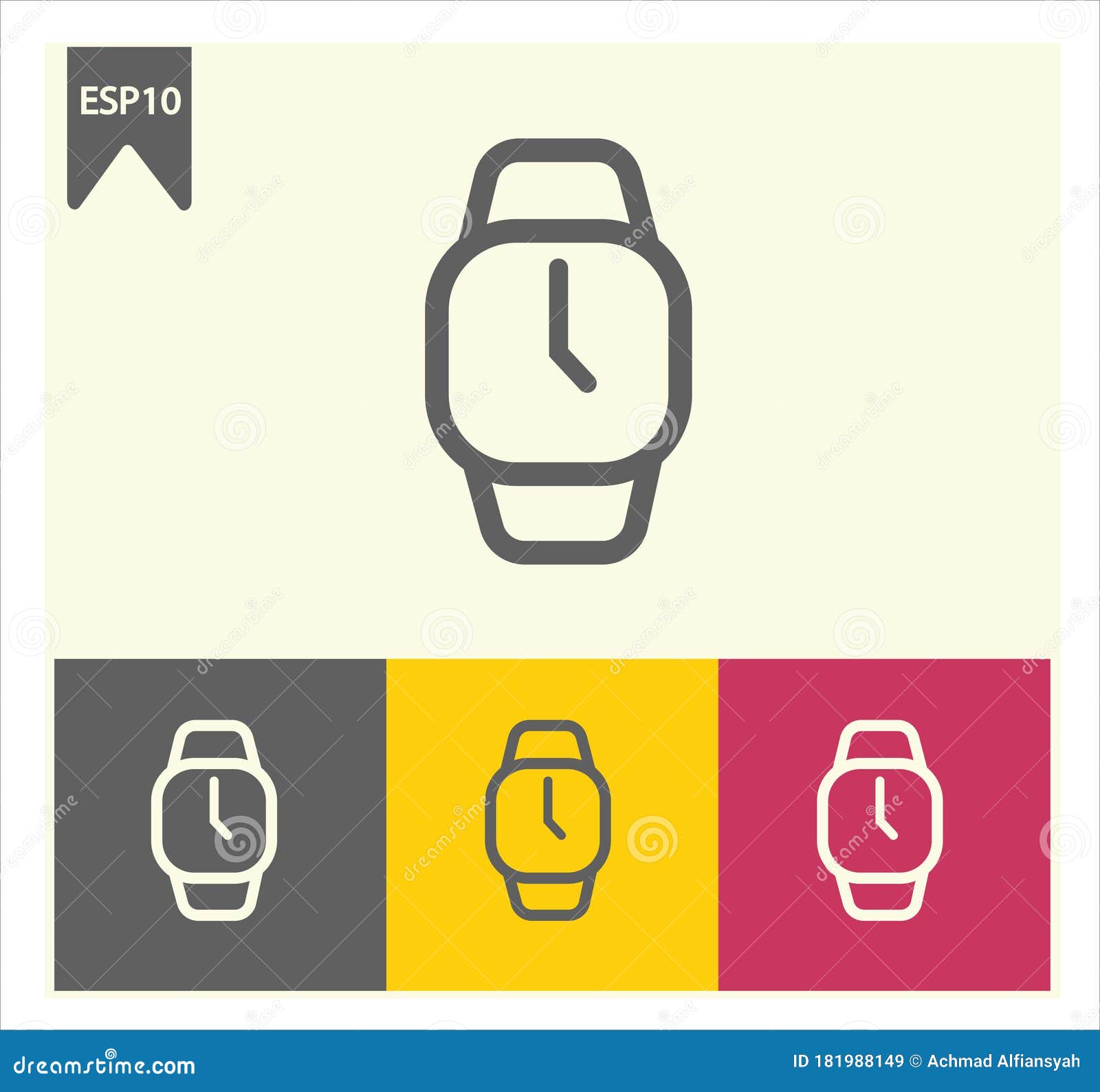 watch infographic icons watch infographic icons